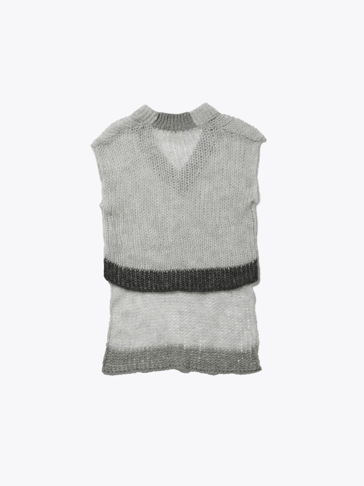 NOMADS TOPS N/S MOHAIR MIX YARN AM-K0302 Gray