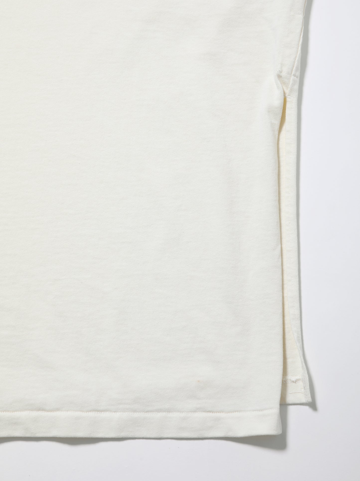 BAGGY L/S TEE COTTON JERSEY AM-C0312 Off white