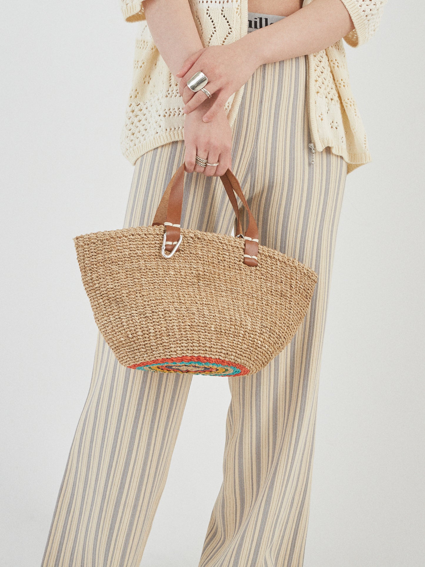 NOMADS TOTE × HAVE FUN AM-BG0202 Natural