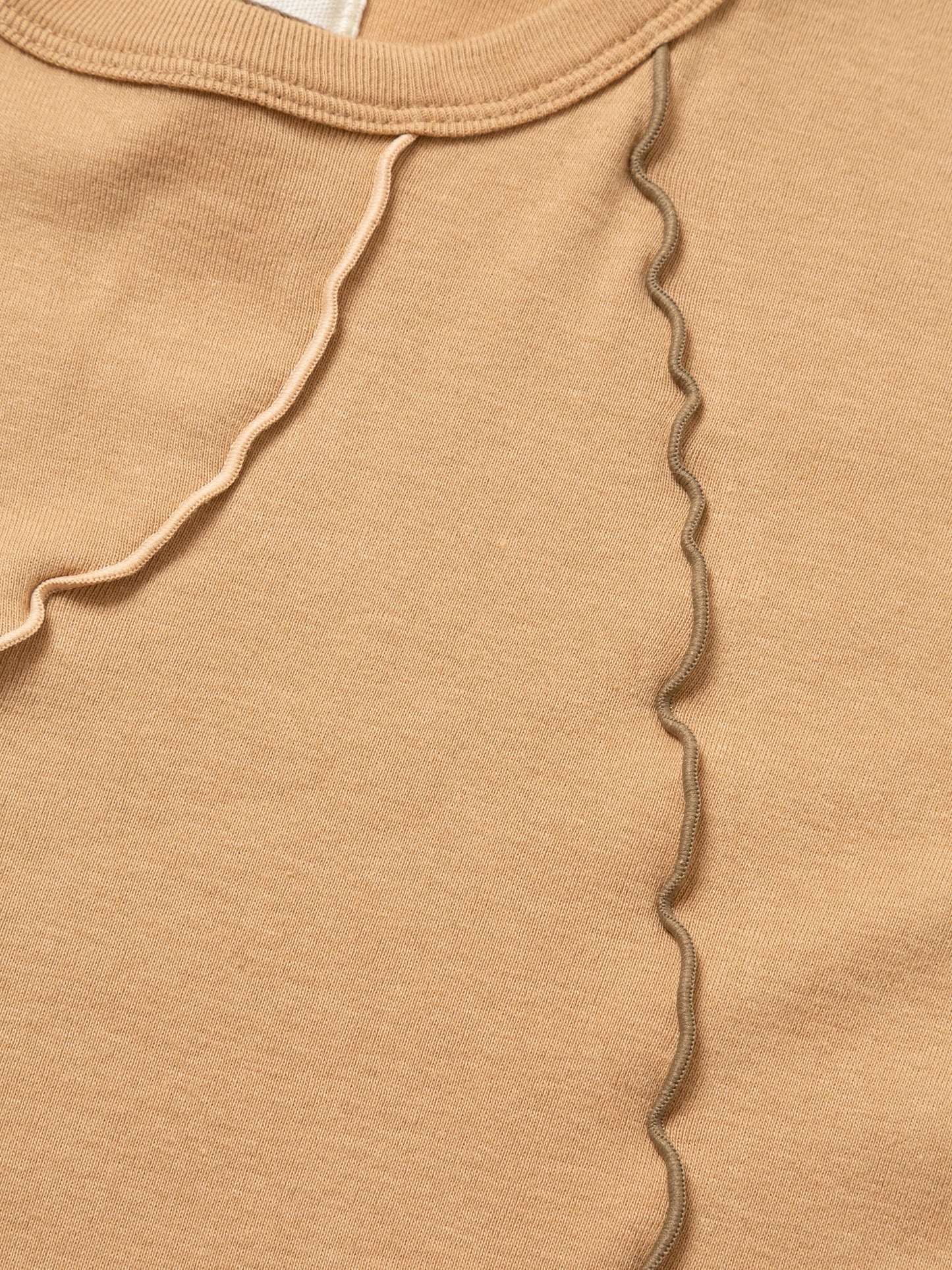 LOVER L/S TEE ORGANIC COTTON STRETCH JERSEY AM-C0101 Beige