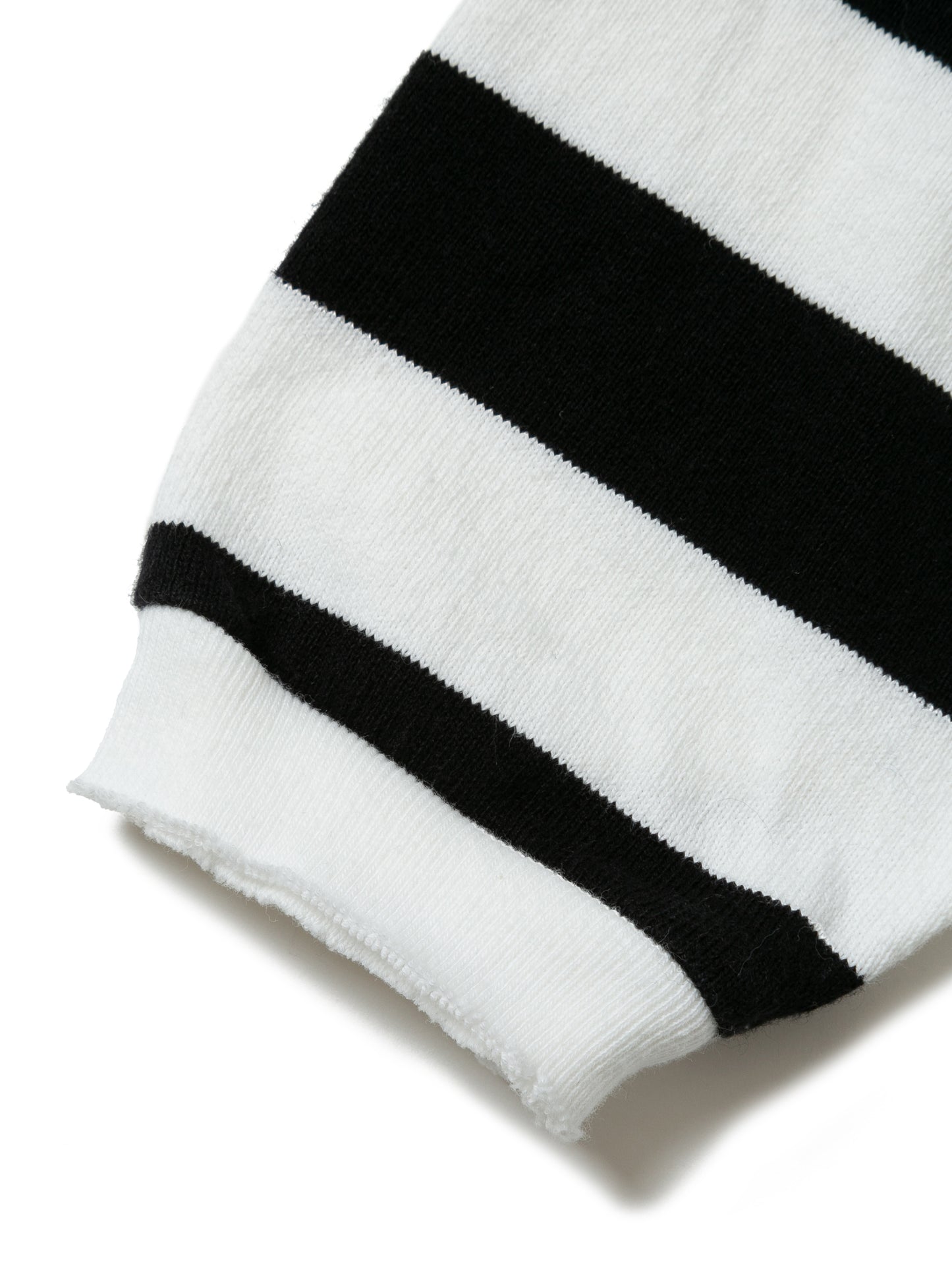 BAGGY L/S TEE COTTON BORDER JERSEY AM-C0104 O.White