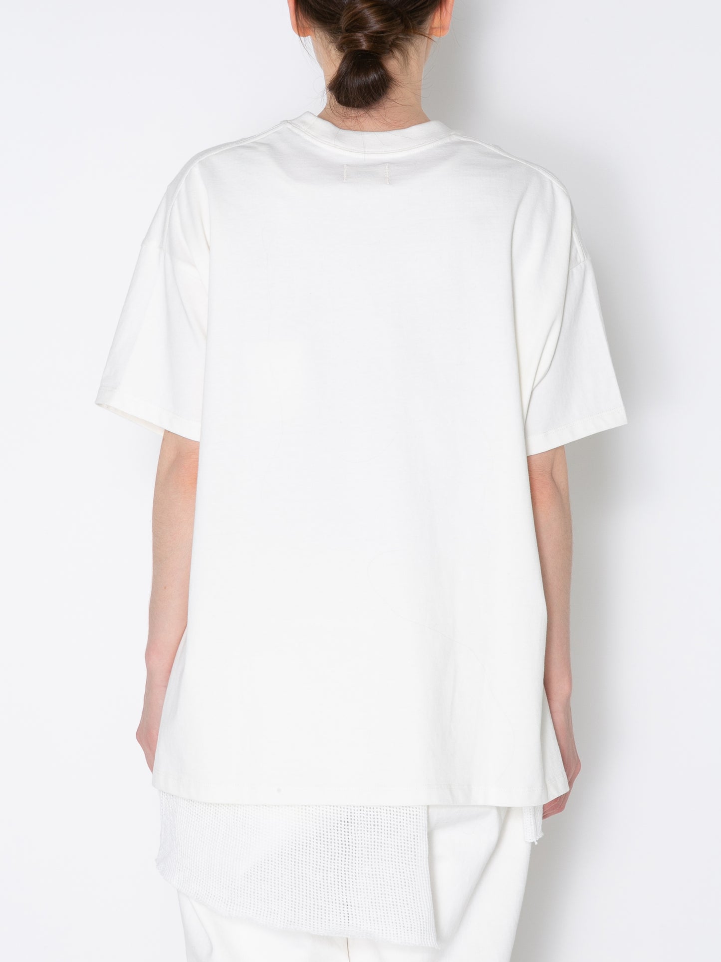 BAGGY S/S TEE ORGANIC COTTON JERSEY AM-C0004 O.White