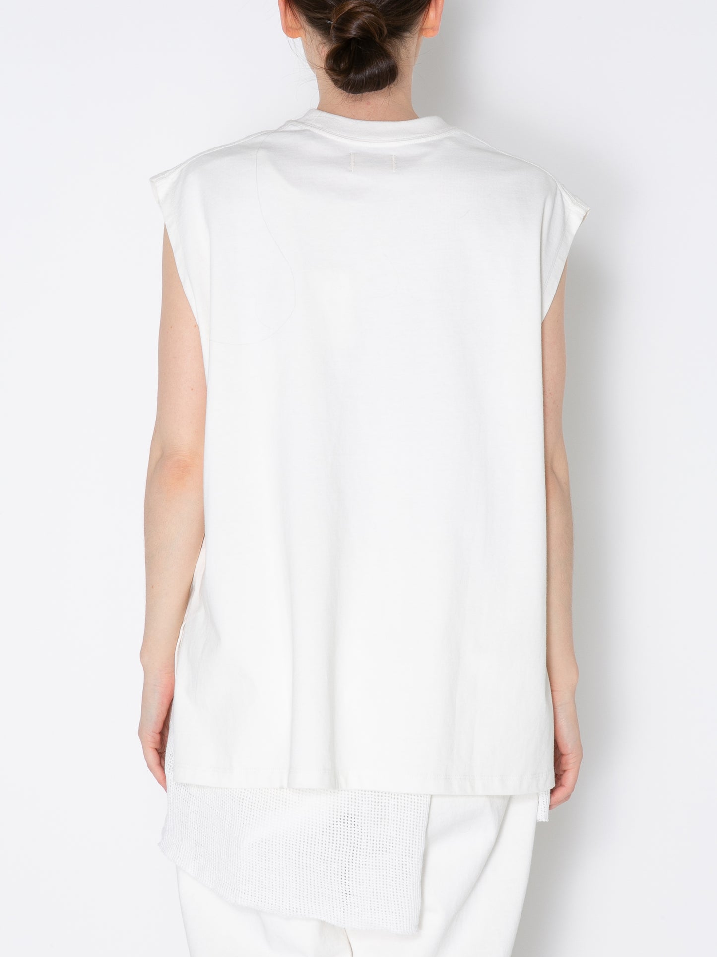 BAGGY N/S TEE ORGANIC COTTON JERSEY AM C0005 O.White