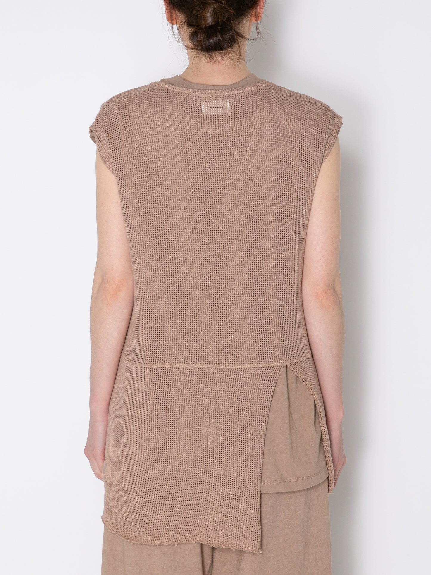 GRATEFUL N/S TEE COTTON MESH AM-C0009 Beige