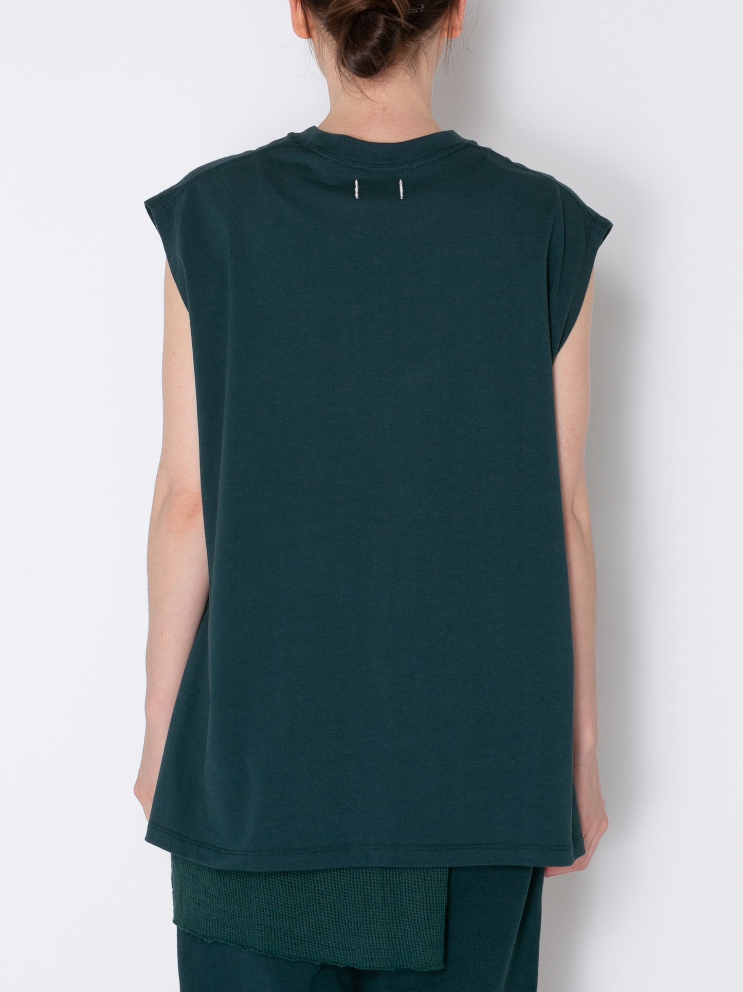 BAGGY N/S TEE ORGANIC COTTON JERSEY AM-C0005 Forest