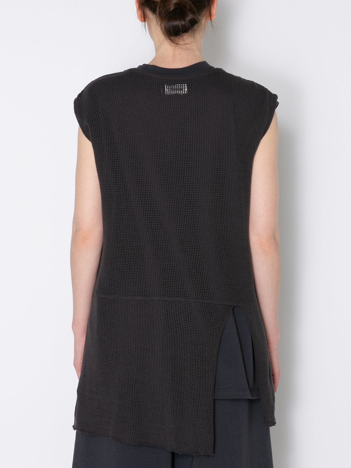 GRATEFUL N/S TEE COTTON MESH AM-C0009 Charcoal