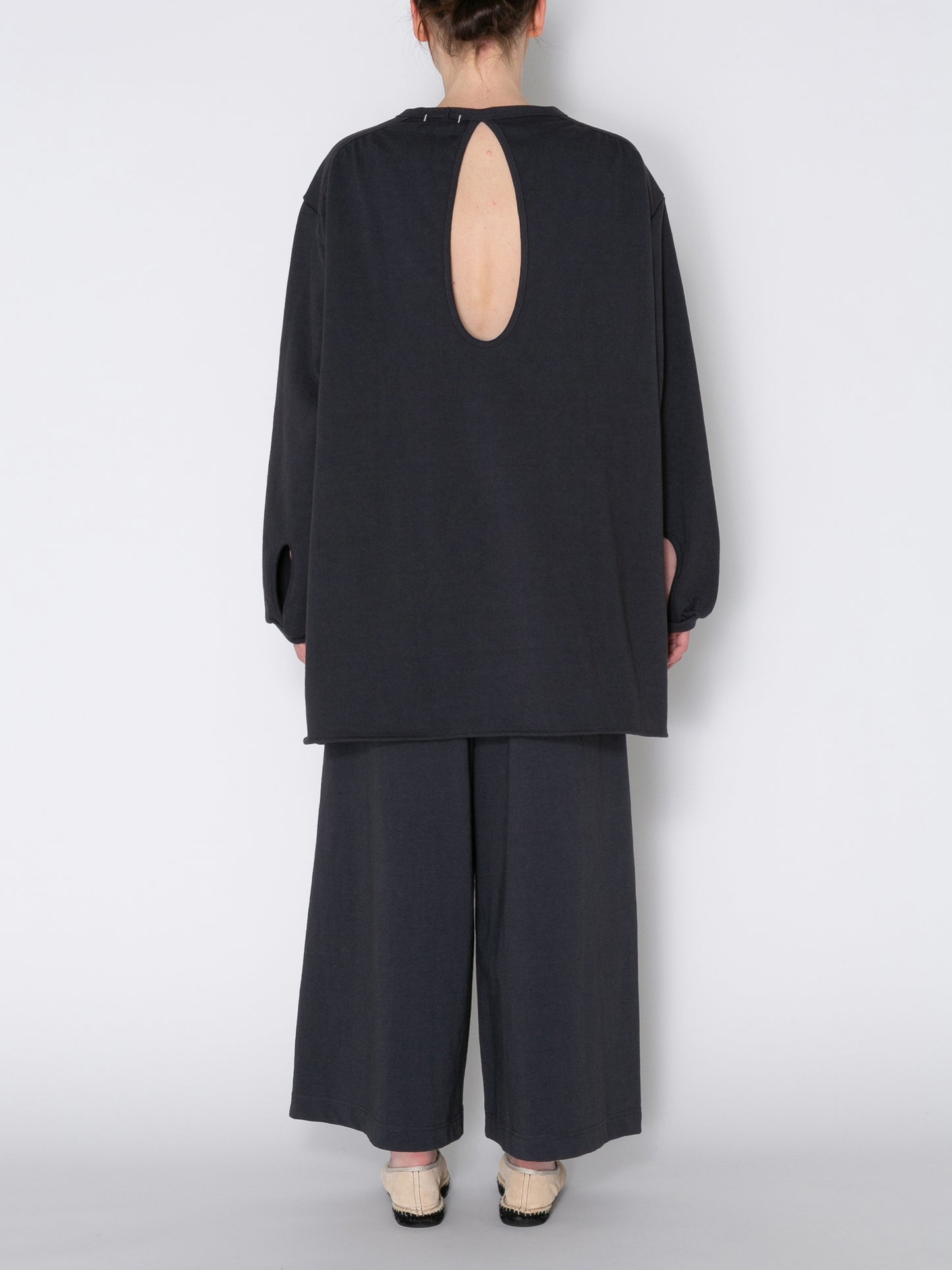 BAGGY SMOG US COTTON HEAVY JERSEY AM-C0006 Charcoal