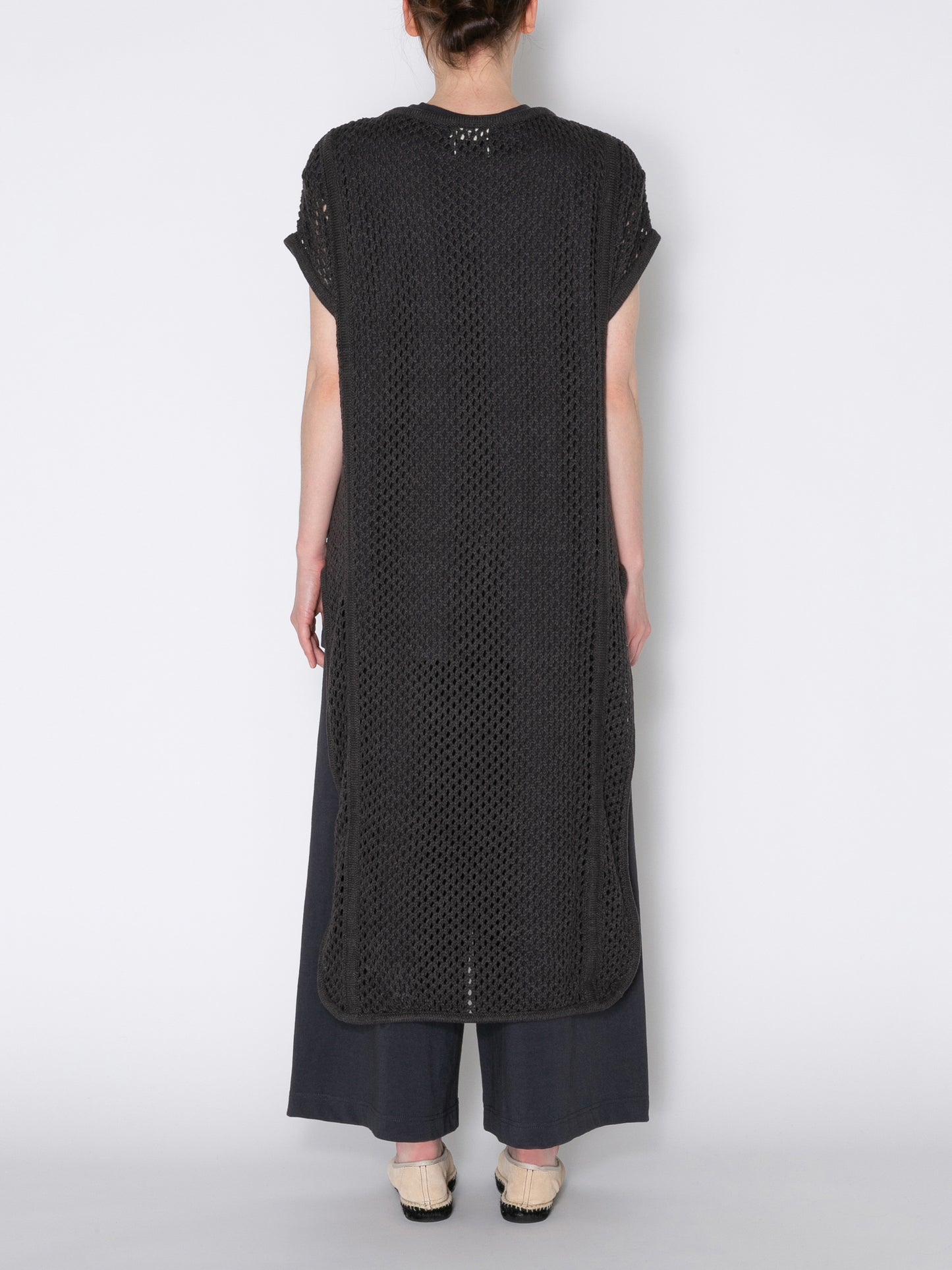 LOVER DRESS C/A MESH KNIT AM-K0002 Charcoal