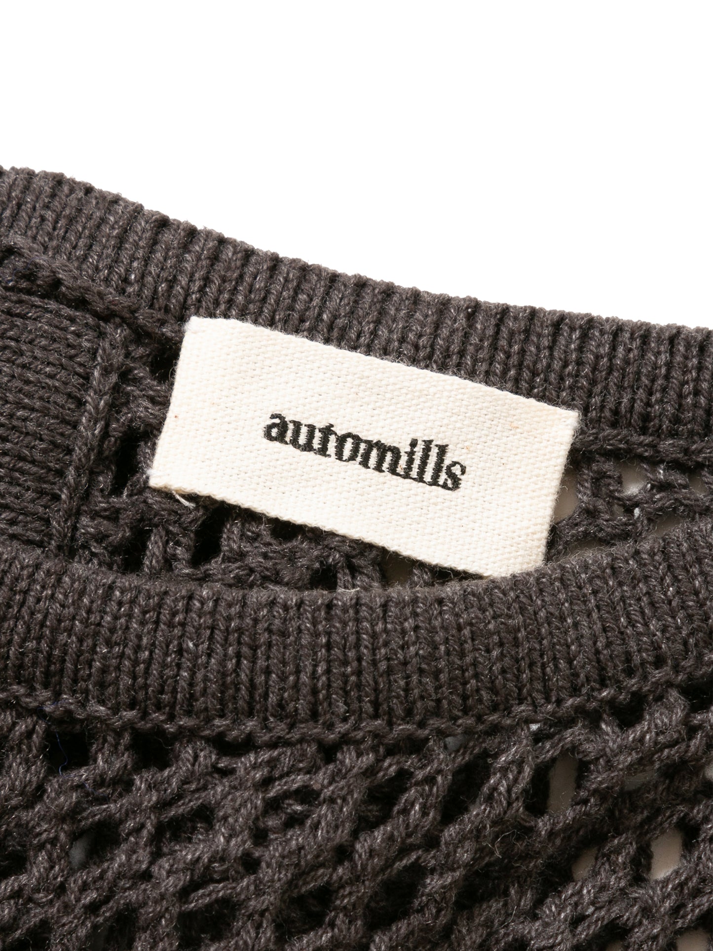 LOVER CARDIGAN C/A MESH KNIT AM-K0001 Charcoal