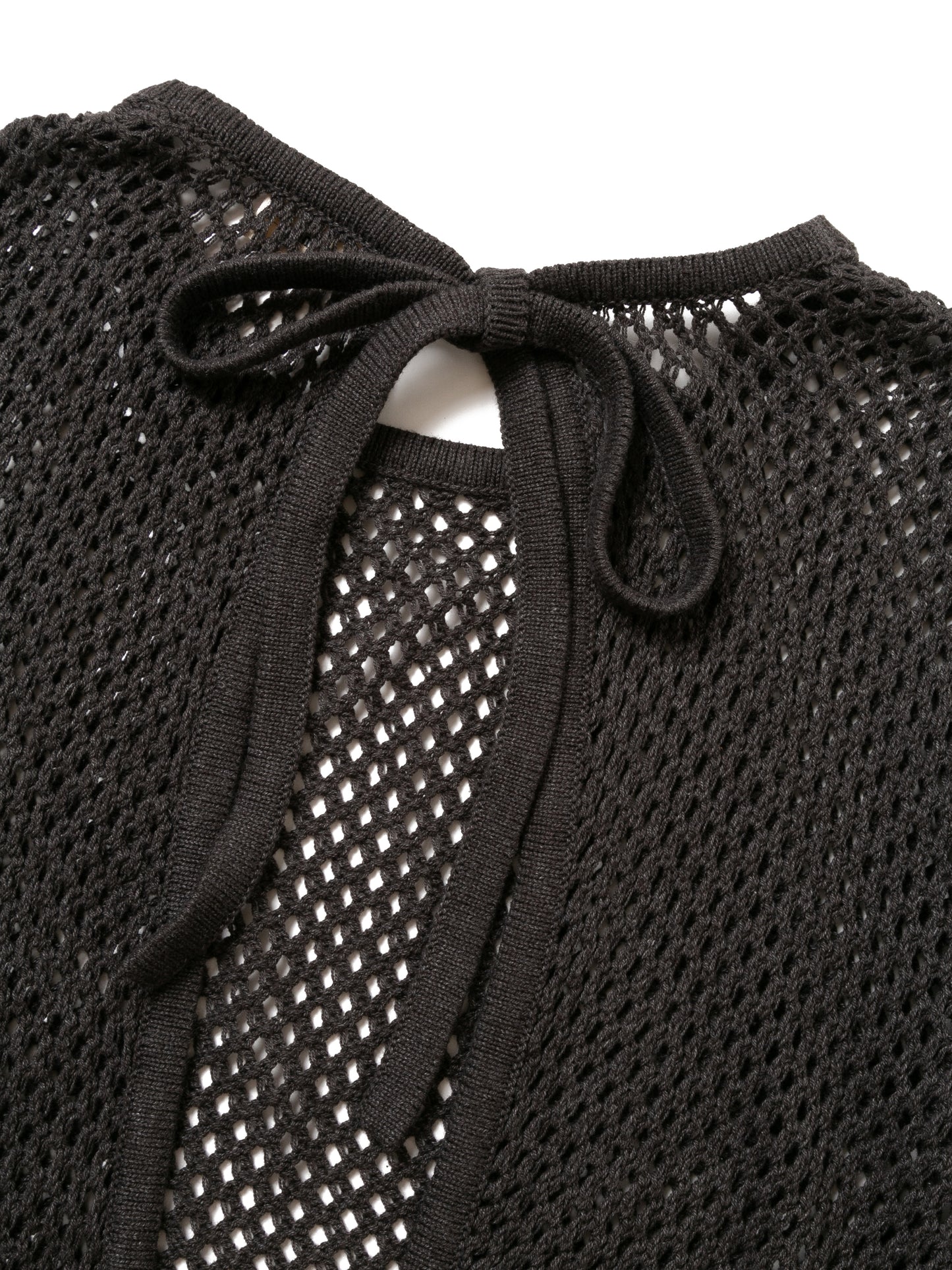 LOVER CARDIGAN C/A MESH KNIT AM-K0001 Charcoal