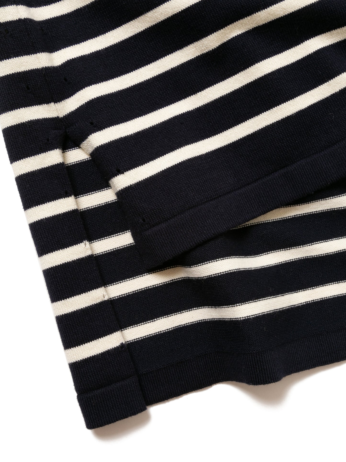 SAILOR SWEATER COMBINATION APRON C/P BORDER KNIT AM-K0003 Navy