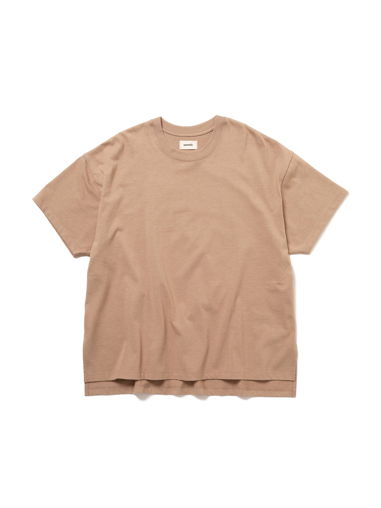 BAGGY S/S TEE ORGANIC COTTON JERSEY AM-C0004 Beige