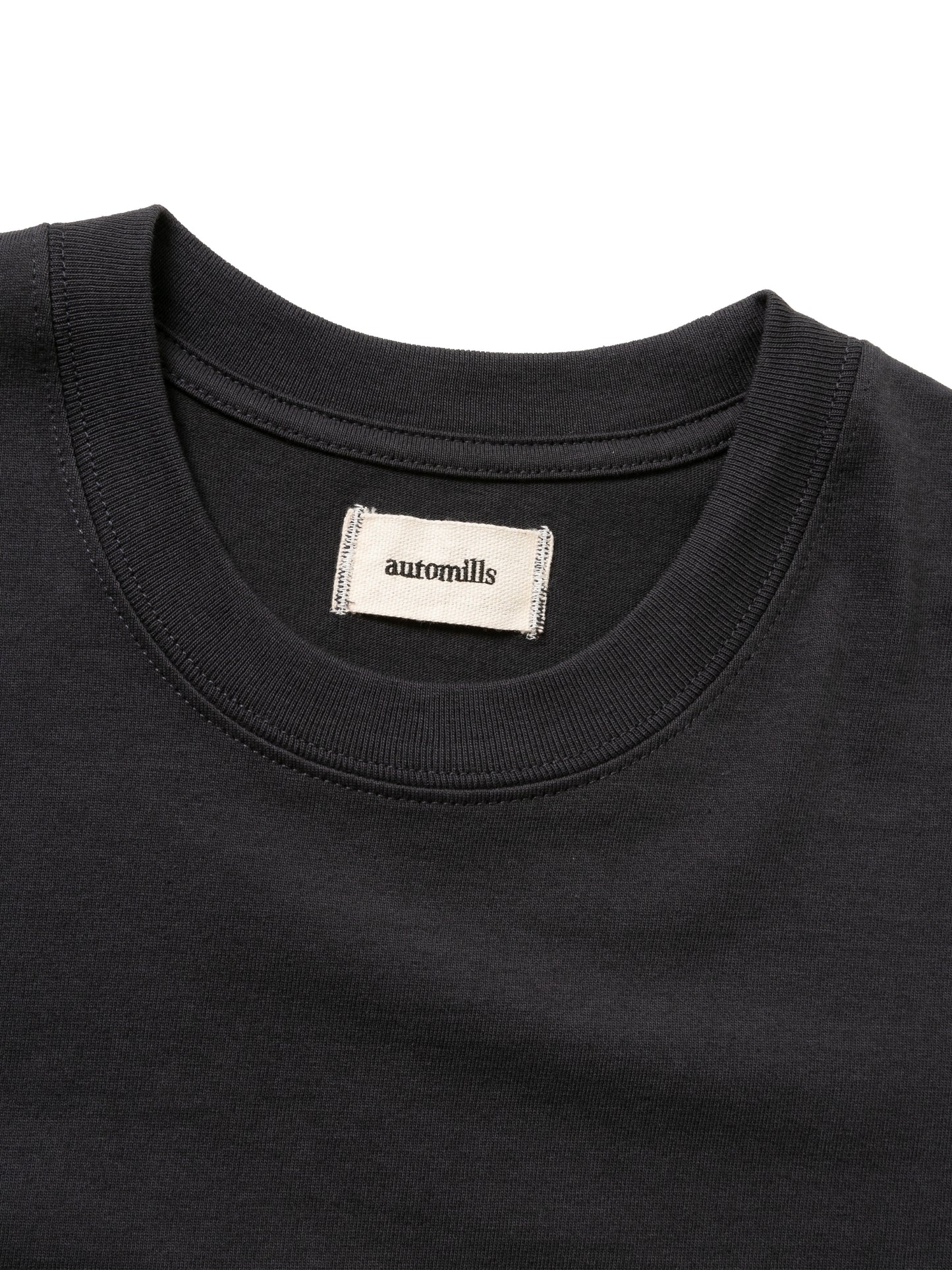 BAGGY N/S TEE ORGANIC COTTON JERSEY AM-C0005 Charcoal
