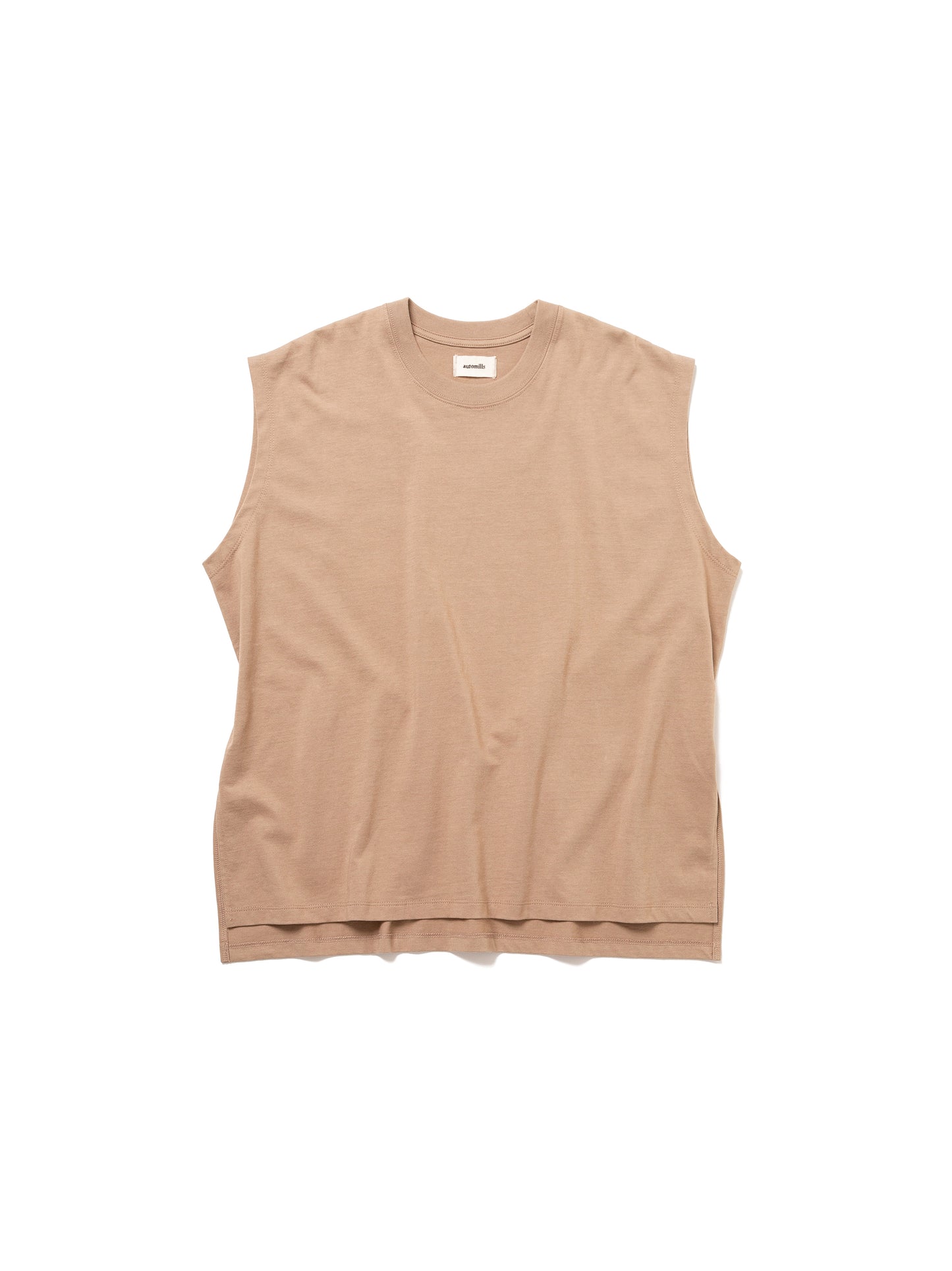 BAGGY N/S TEE ORGANIC COTTON JERSEY AM-C0005 Beige