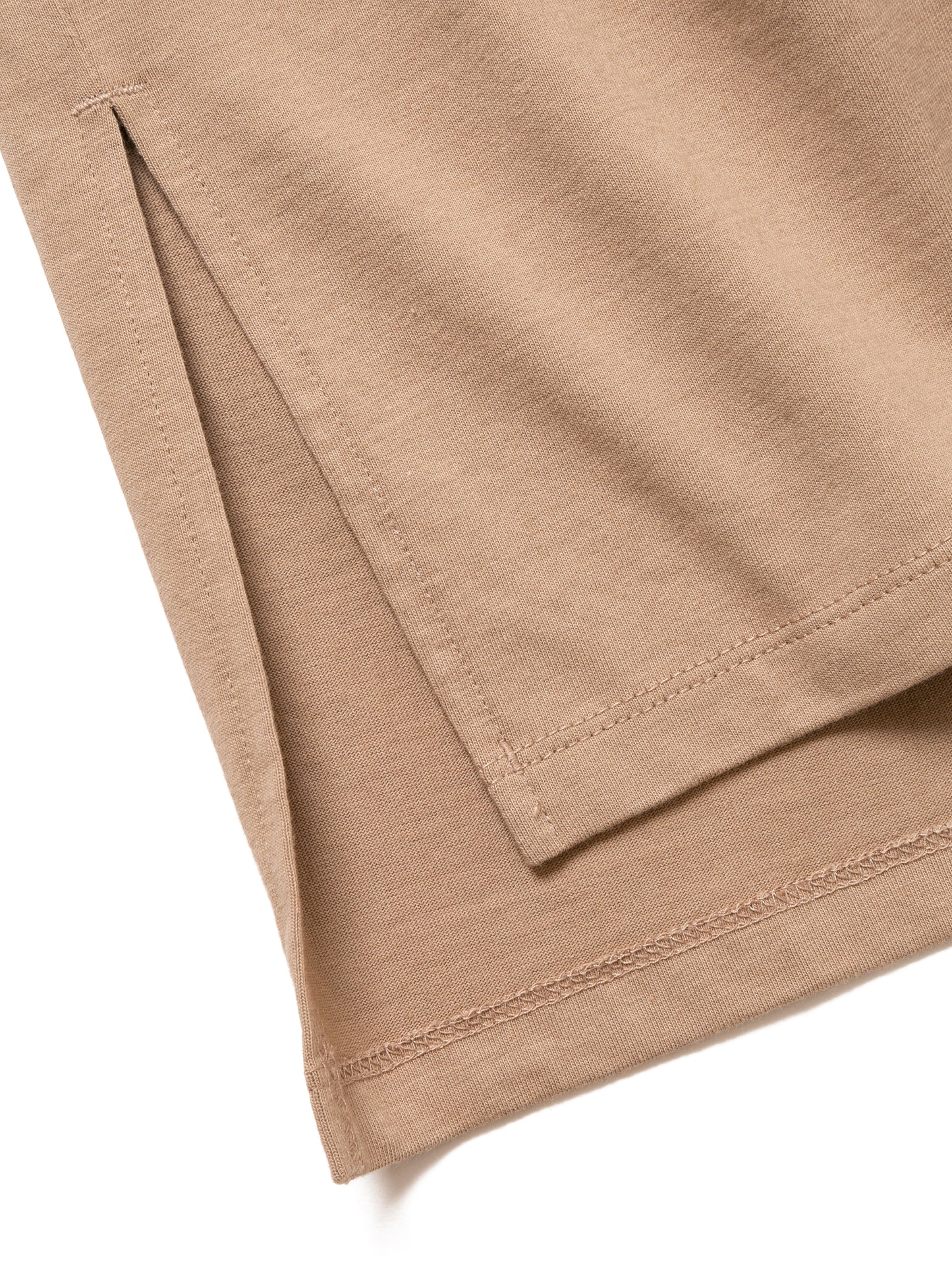 BAGGY N/S TEE ORGANIC COTTON JERSEY AM-C0005 Beige