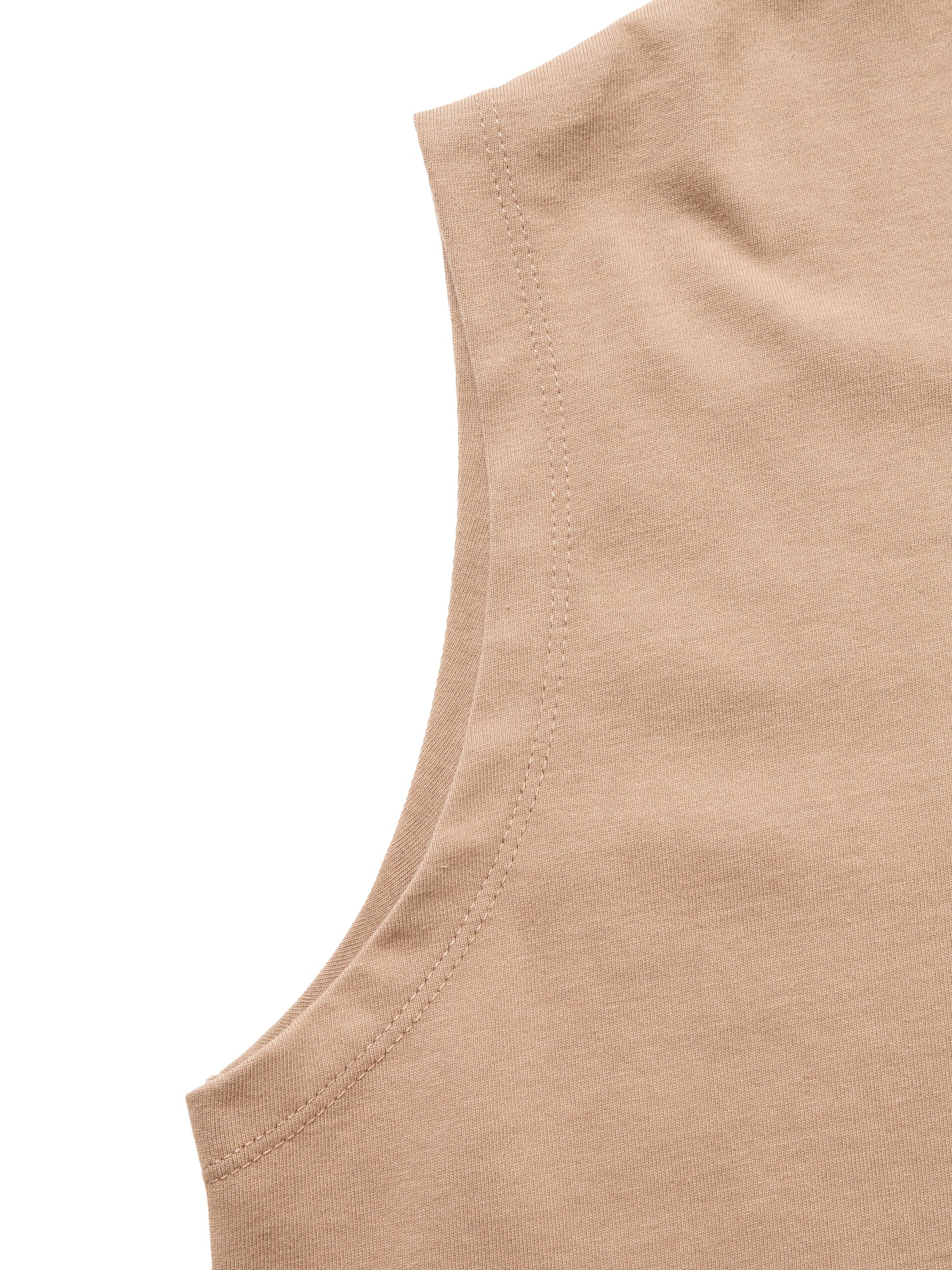 BAGGY N/S TEE ORGANIC COTTON JERSEY AM-C0005 Beige