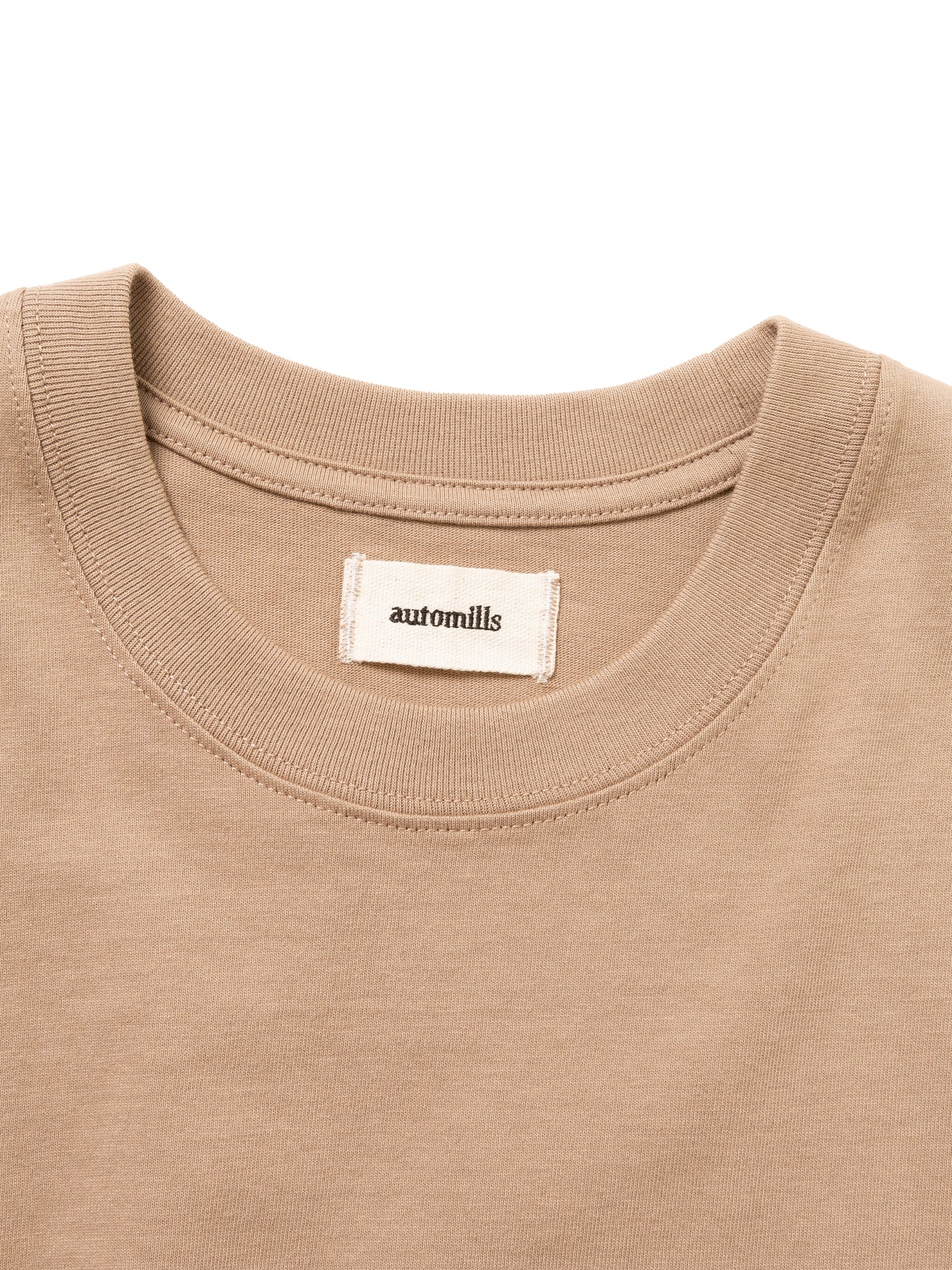 BAGGY N/S TEE ORGANIC COTTON JERSEY AM-C0005 Beige
