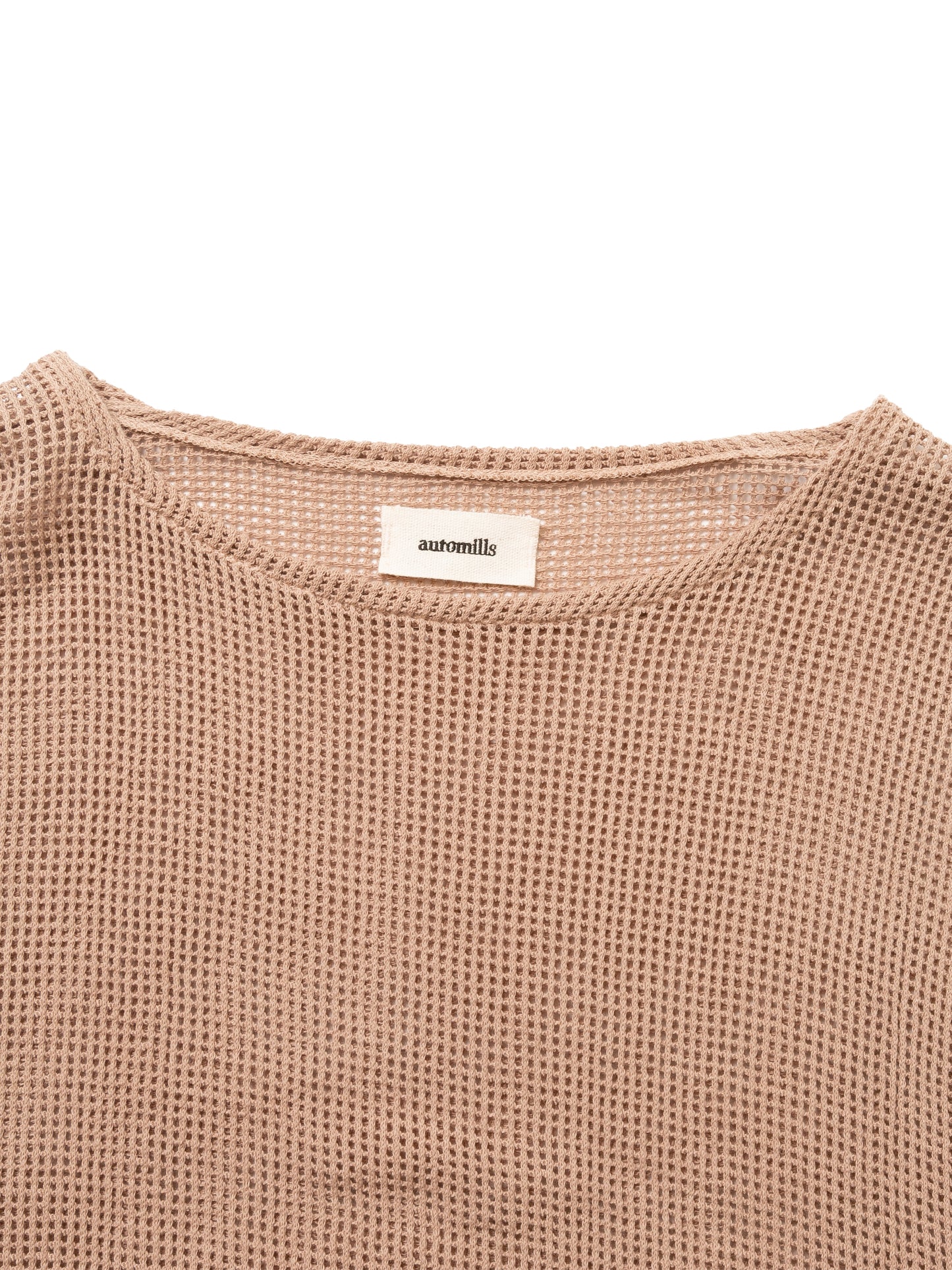 GRATEFUL L/S TEE COTTON MESH AM-C0008 Beige