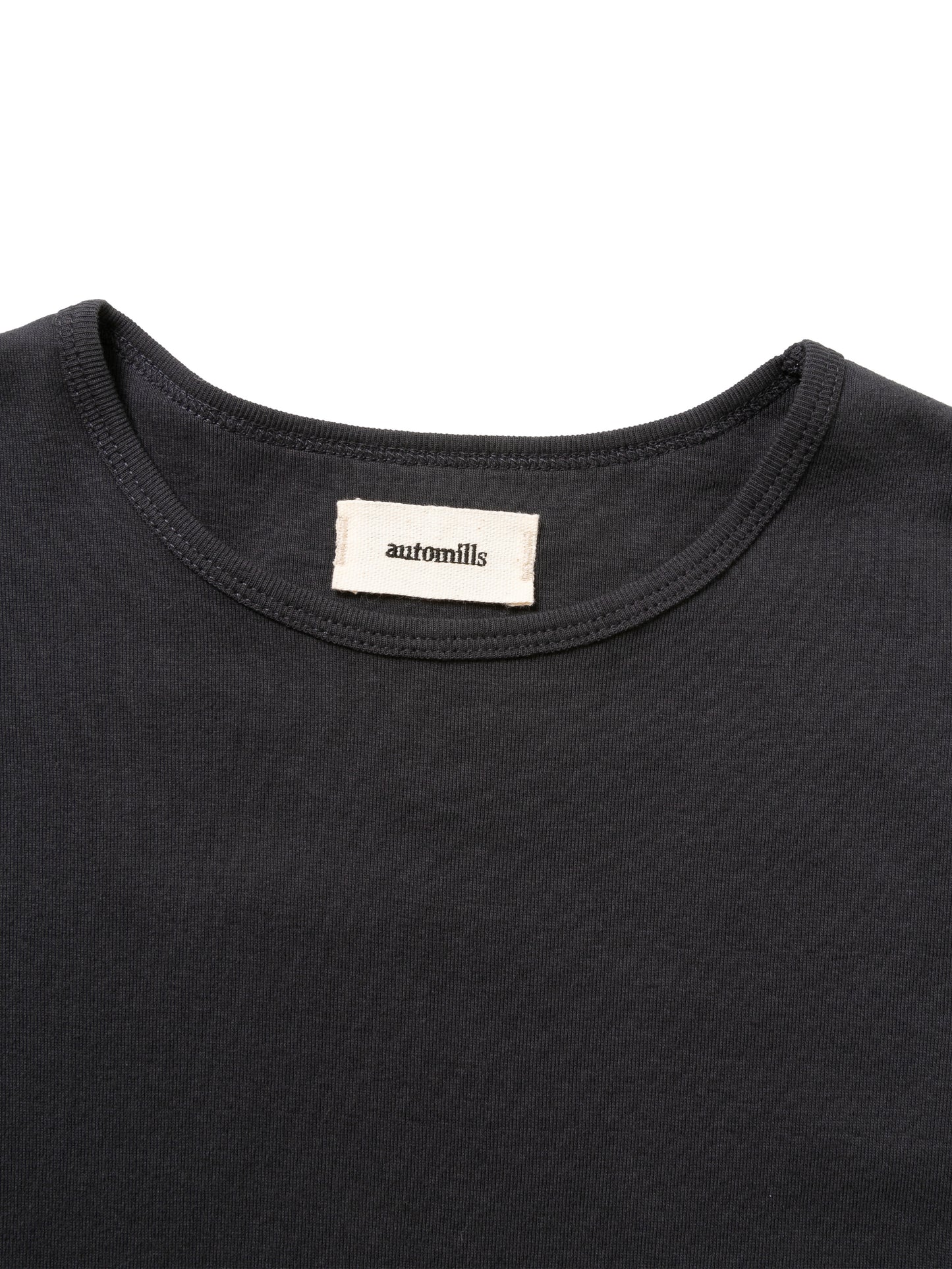 LOVER L/S TEE ORGANIC COTTON STRETCH JERSEY AM-C0010 Charcoal
