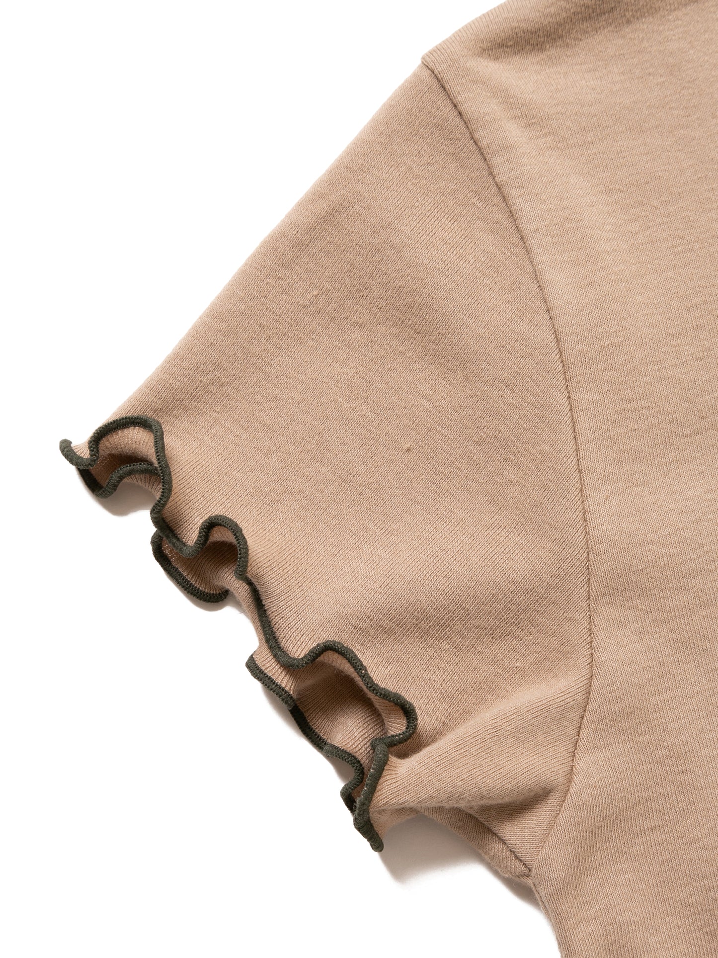 LOVER S/S TEE ORGANIC COTTON STRETCH JERSEY AM-C0011 Beige