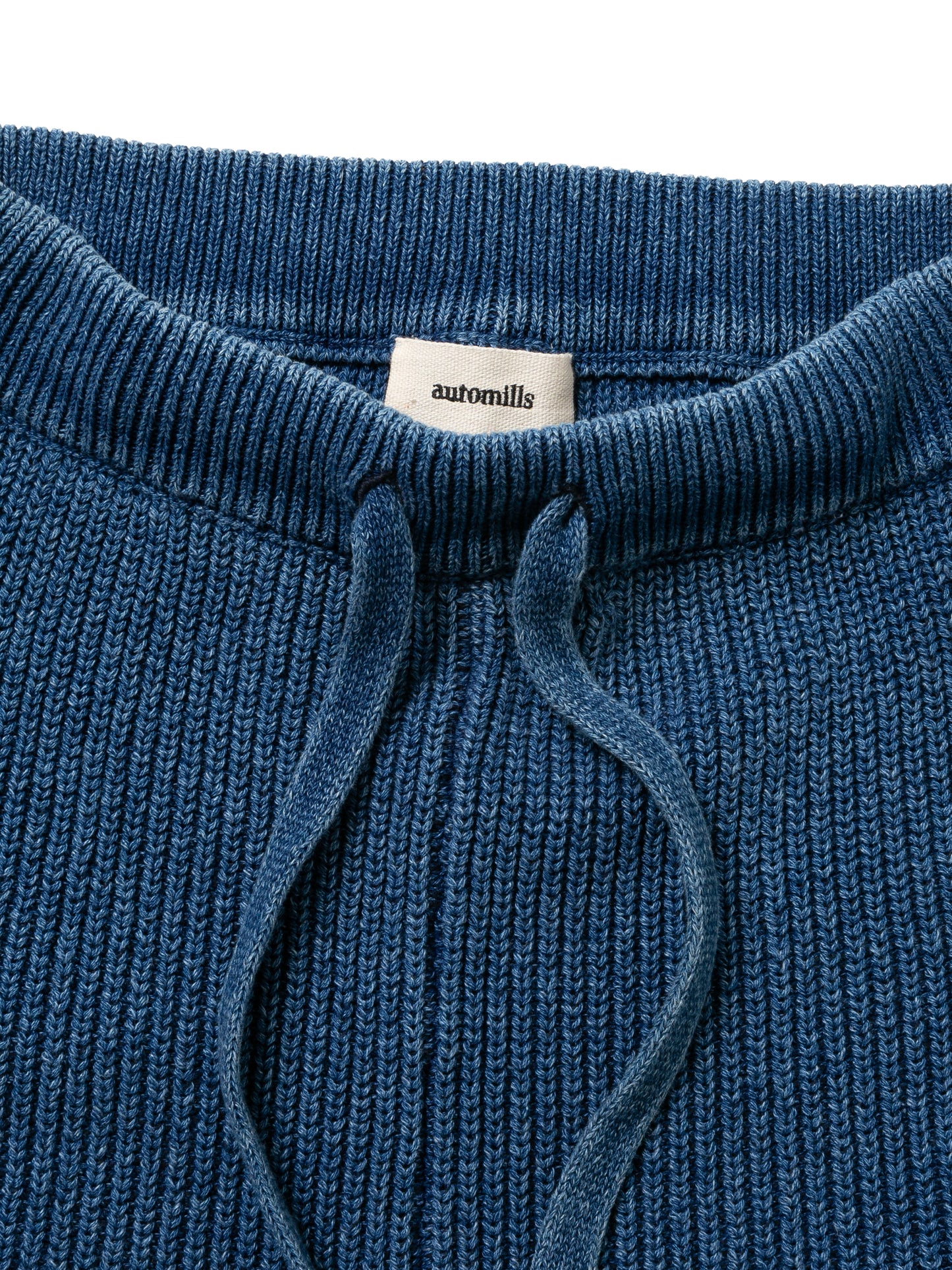 PHAT PANTS COTTON INDIGO KNIT AM-P0002 Blue