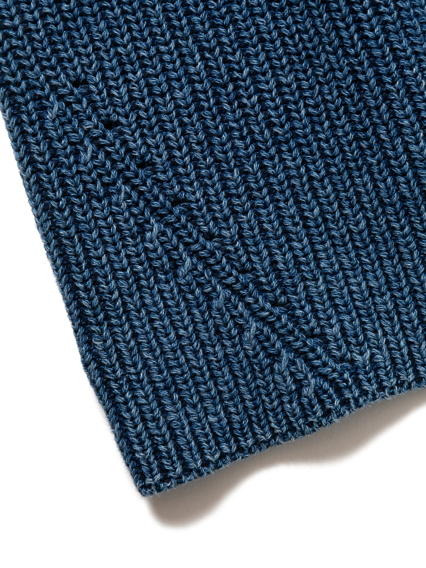 PHAT SHORTS COTTON INDIGO KNIT AM-P0003 Blue