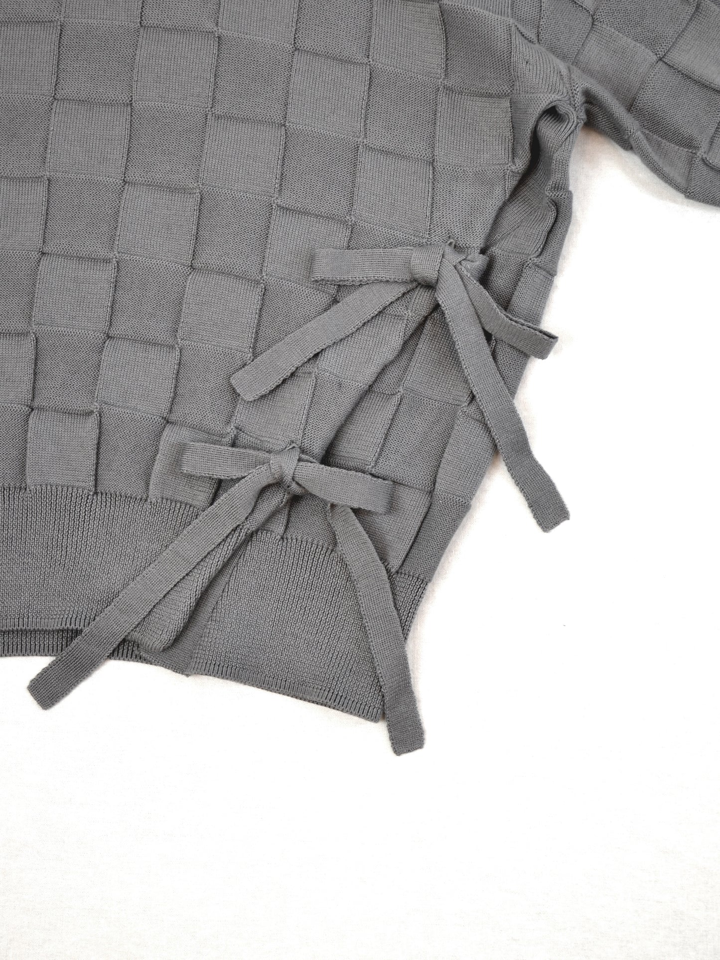 DREAMER TOP SS COTTON YARN AM-K0210 Gray