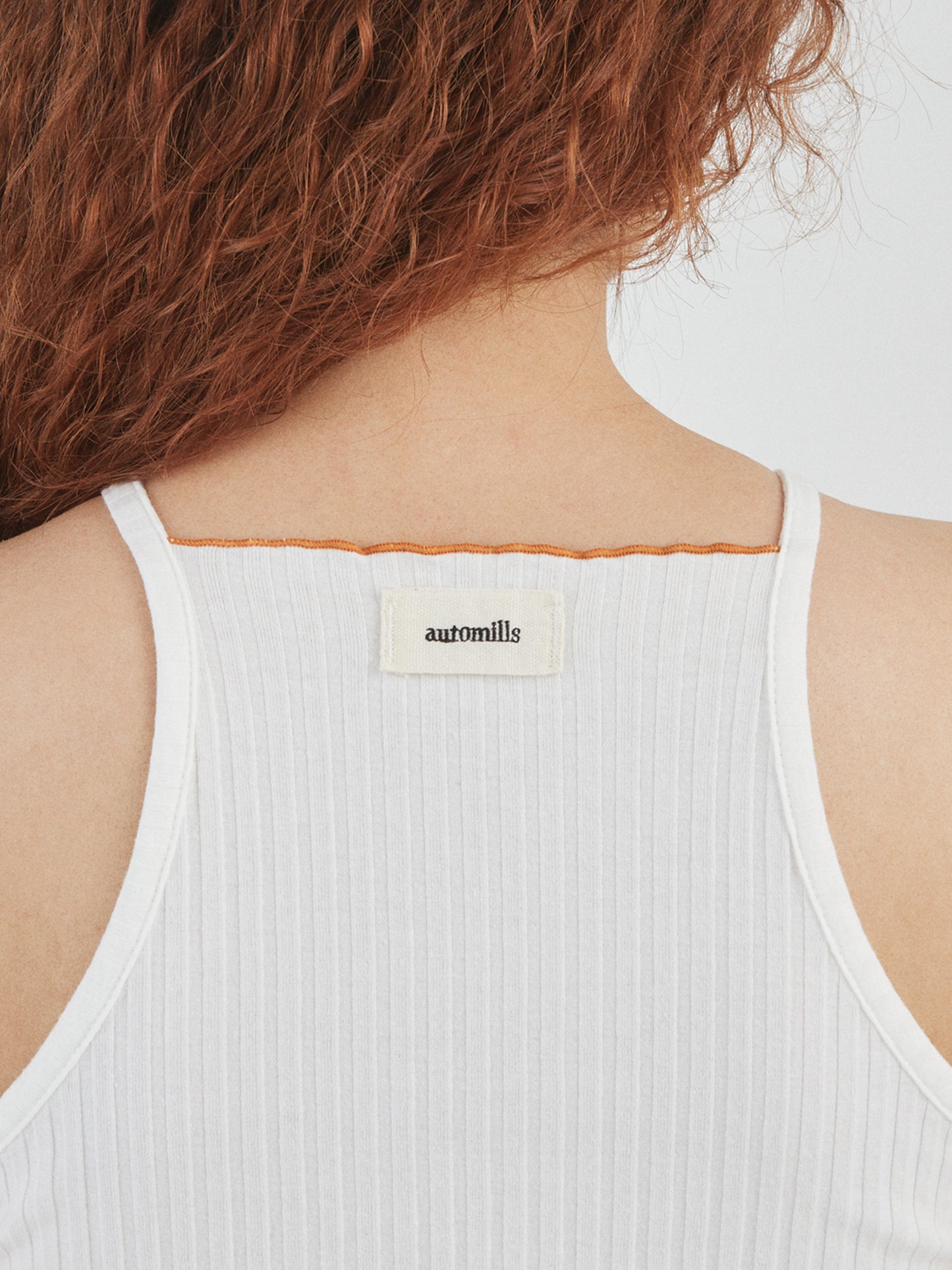 LOVER CAMISOLE RIB STRETCH JERSEY AM-C0216 White