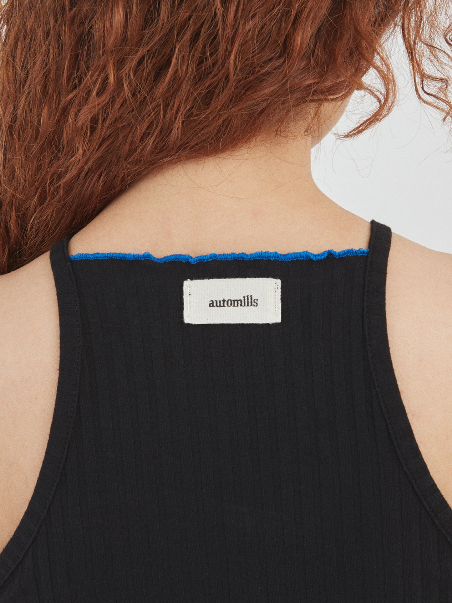 LOVER CAMISOLE RIB STRETCH JERSEY AM-C0216 Black