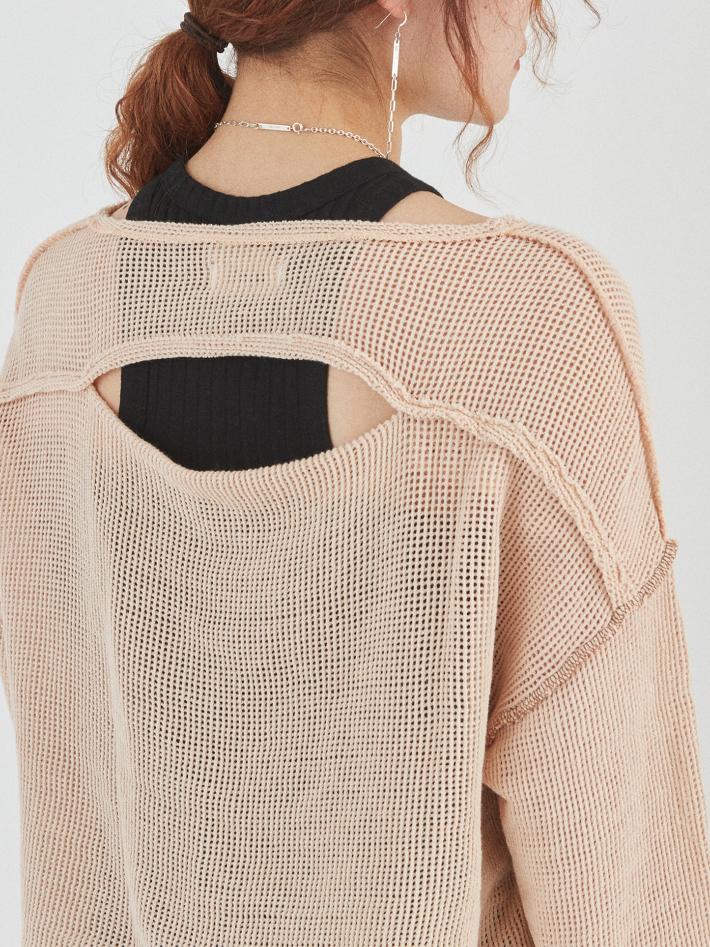 NOMADS L/S TEE COTTON MESH AM-C0213 Beige