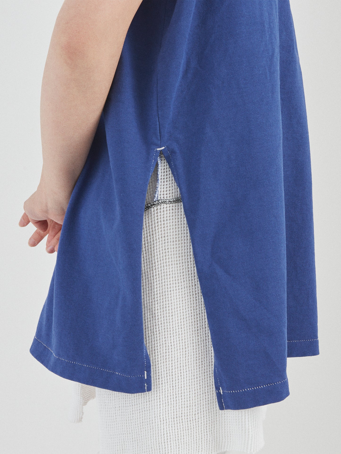 BAGGY N/S TEE COTTON JERSEY AM-C0208 Blue