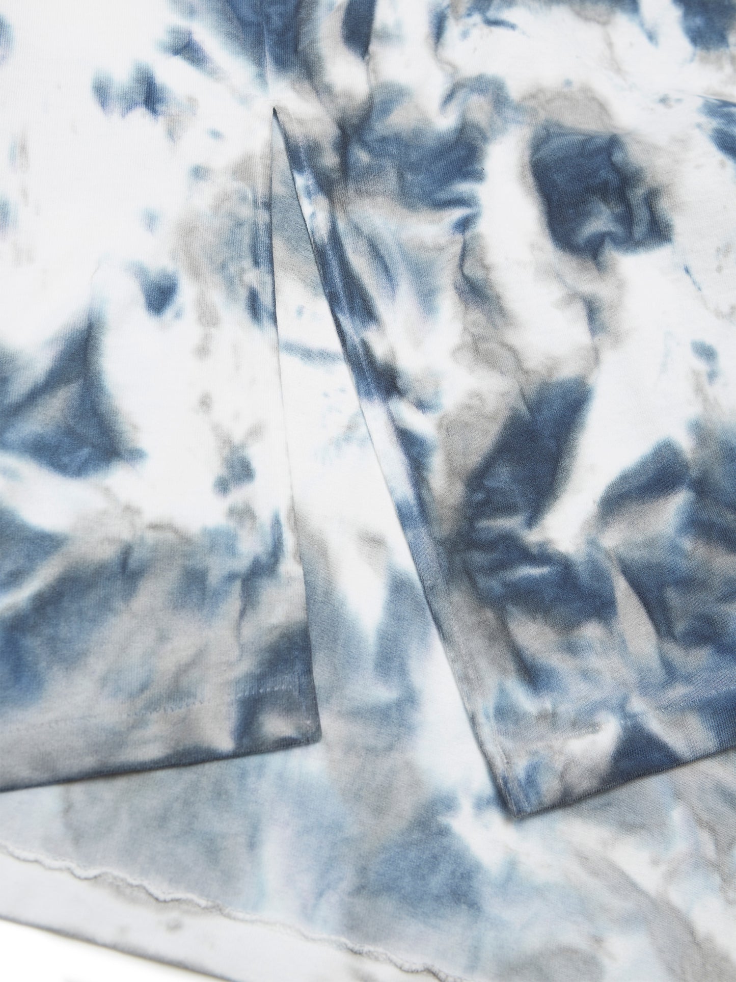 BAGGY N/S TEE COTTON JERSEY w/ TIE DYE AM-C0212 Blue