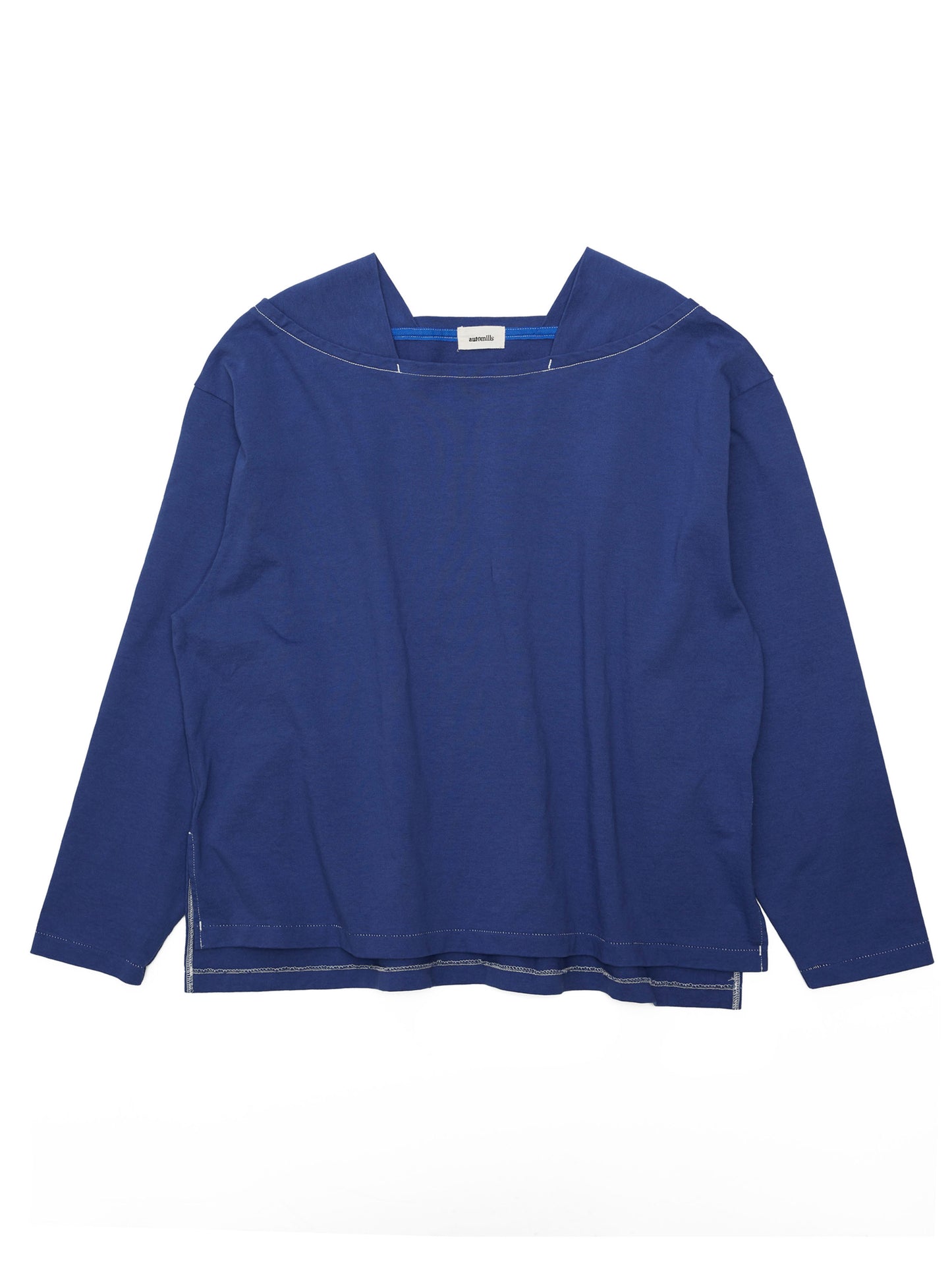 BAGGY BOAT L/S TEE COTTON JERSEY AM-C0205 Blue