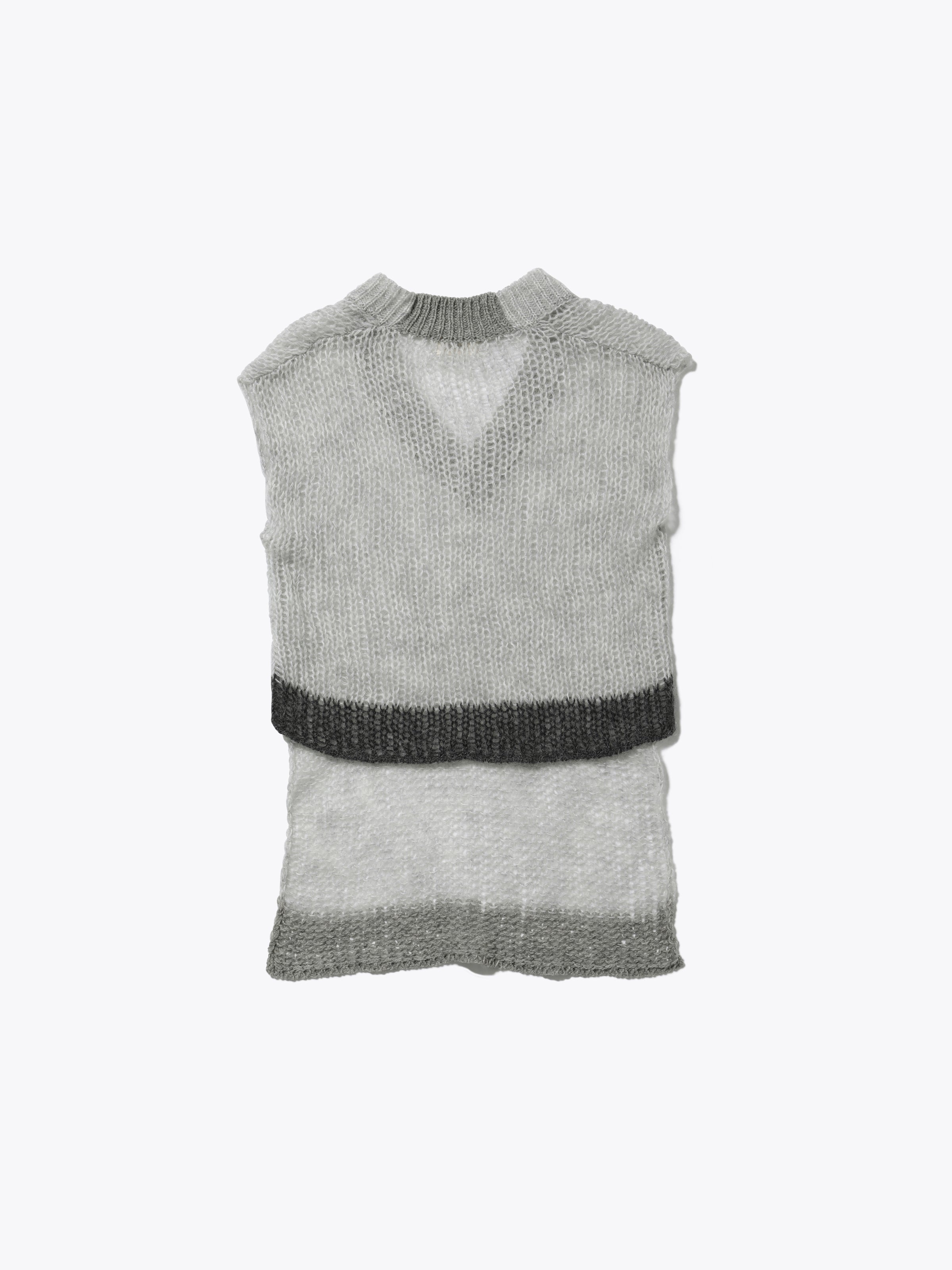 NOMADS TOPS N/S MOHAIR MIX YARN AM-K0302 Gray