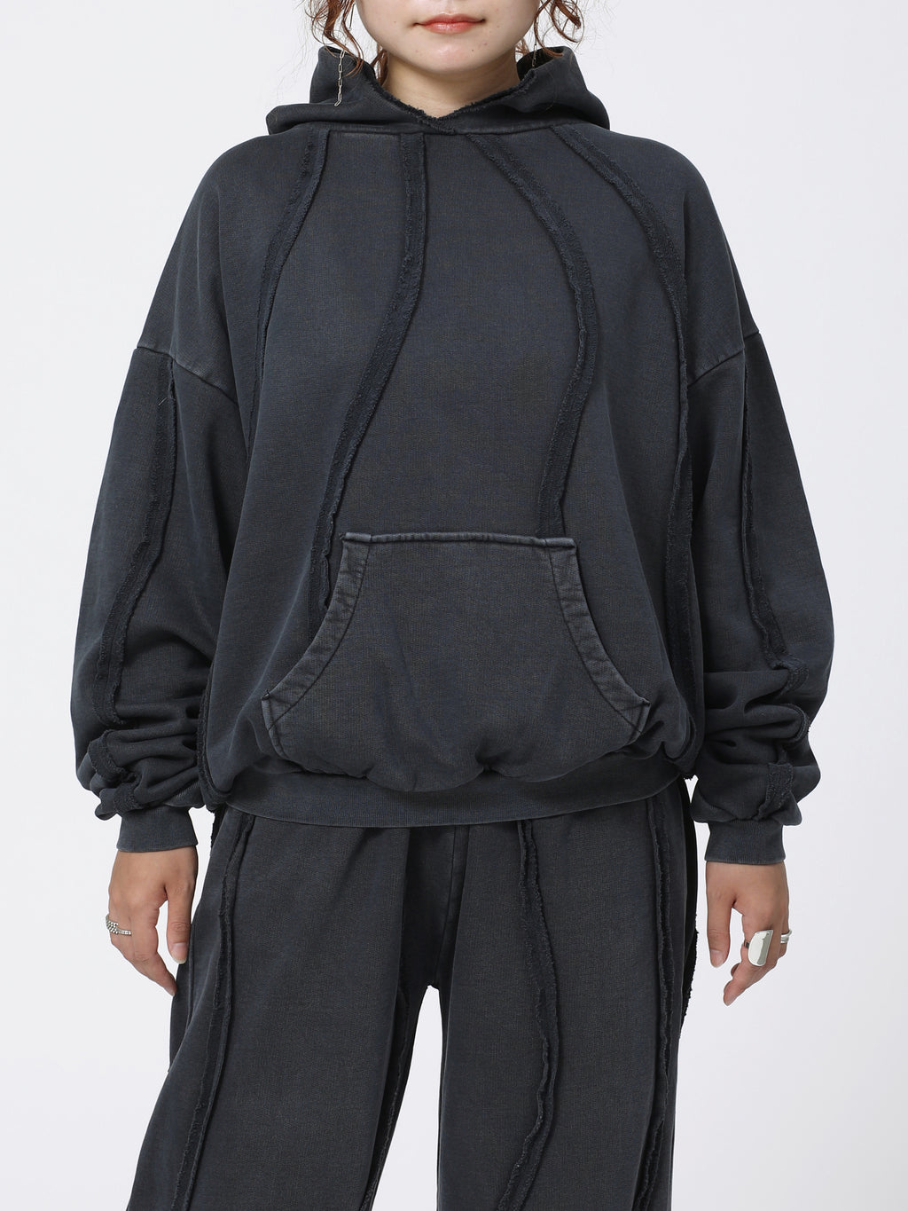 GRATEFUL PARKA COTTON SWEAT AM-C0301 Charcoal