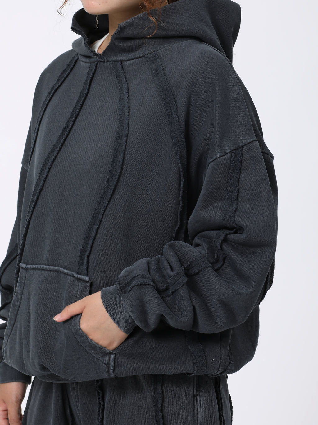 GRATEFUL PARKA COTTON SWEAT AM-C0301 Charcoal