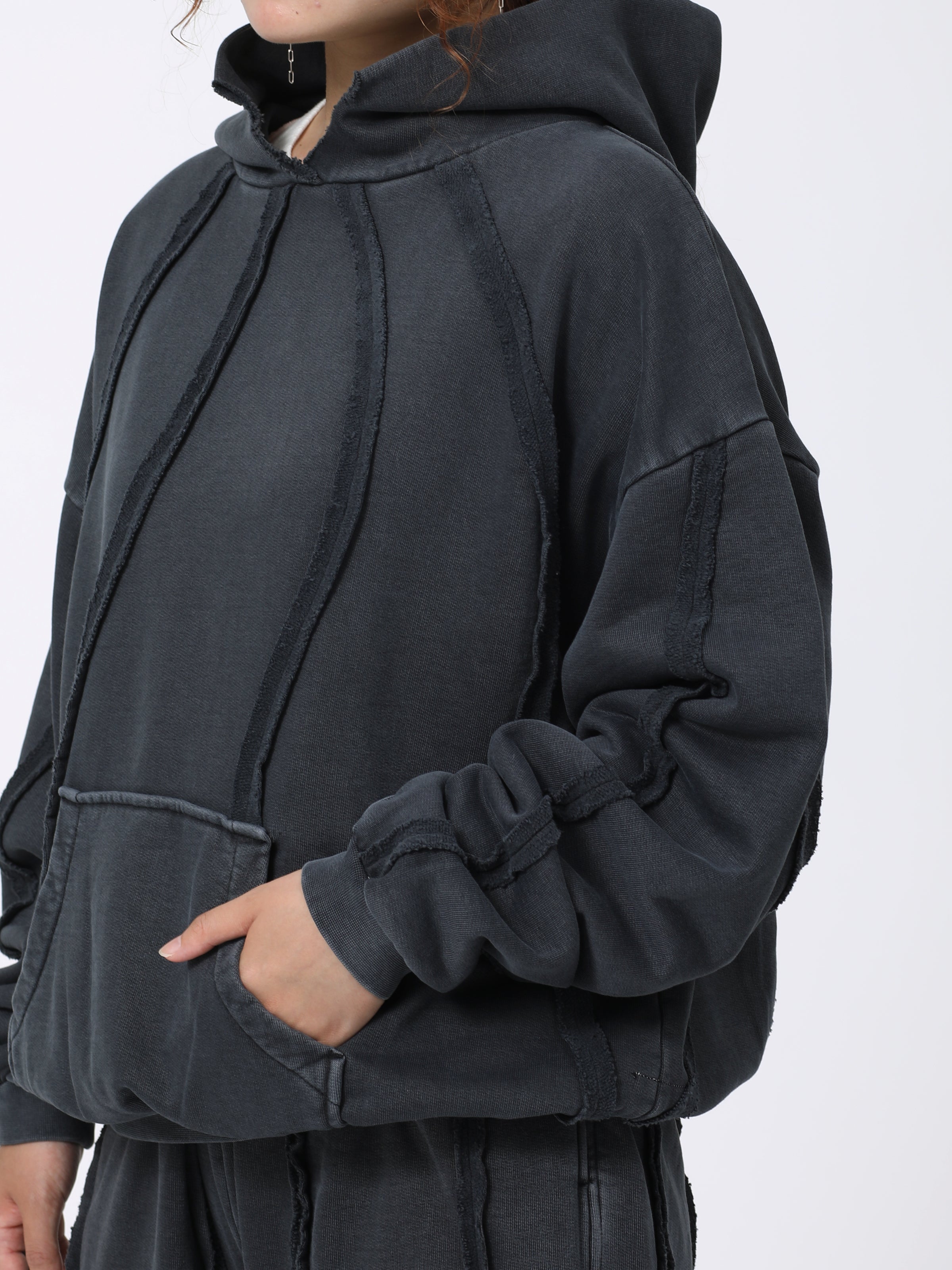 GRATEFUL PARKA COTTON SWEAT AM-C0301 Charcoal