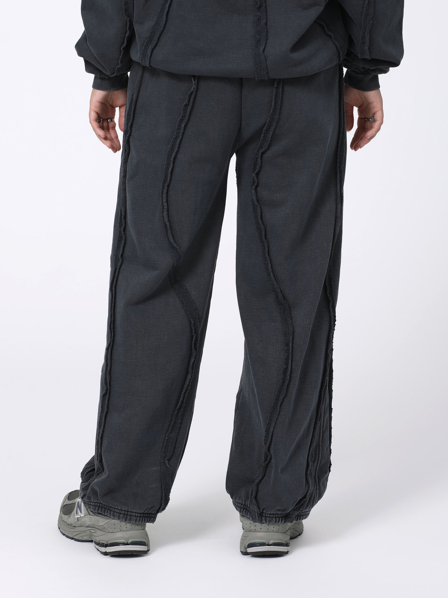 GRATEFUL PANTS COTTON SWEAT AM-C0302 Charcoal