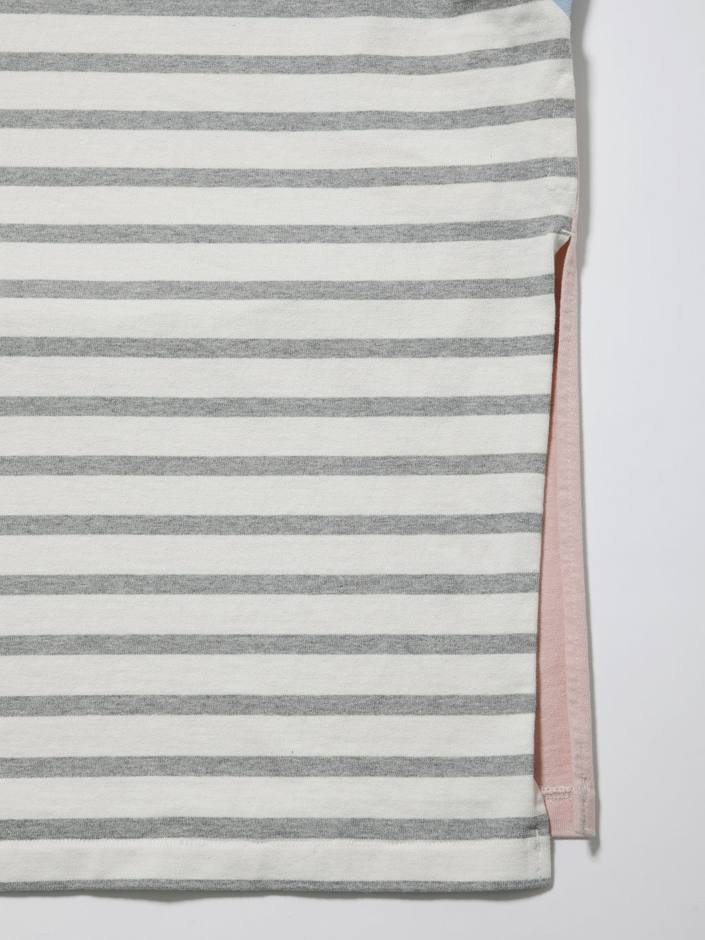 BAGGY L/S TEE COTTON BORDER JERSEY AM-C0310 Off white