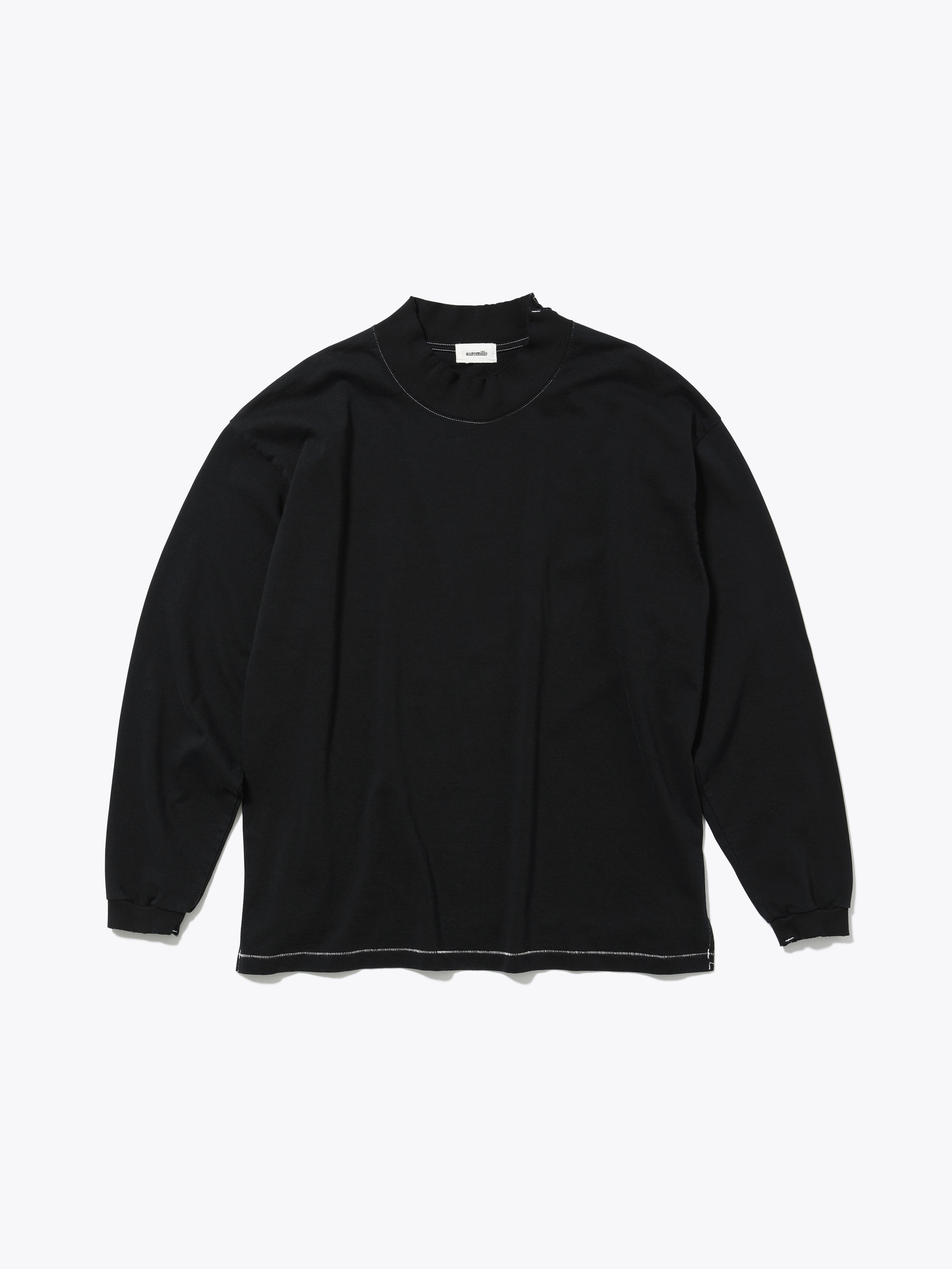 BAGGY L/S TEE COTTON JERSEY AM-C0312 Black