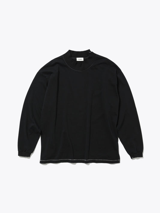 BAGGY L/S TEE COTTON JERSEY AM-C0312 Black