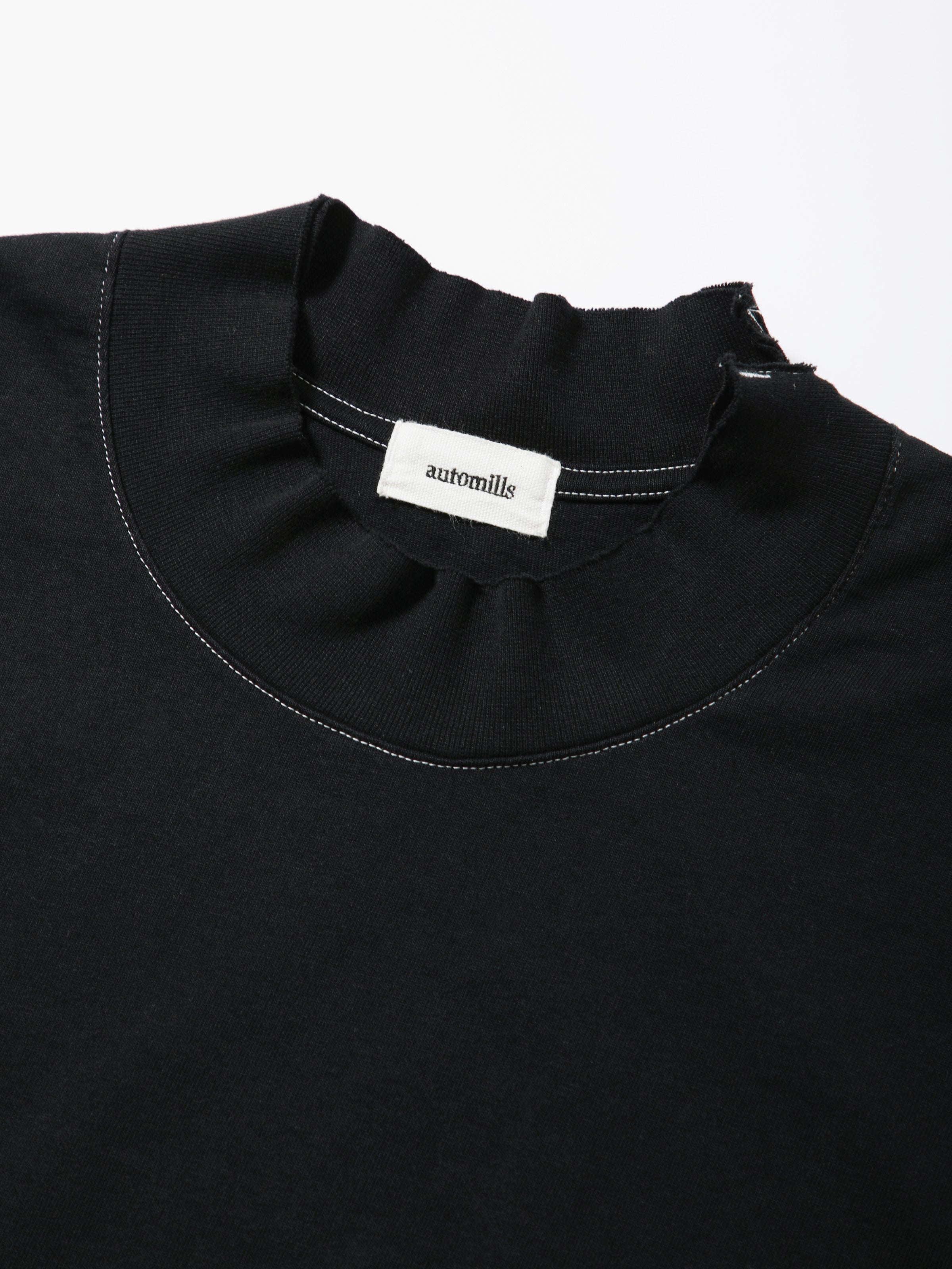 BAGGY L/S TEE COTTON JERSEY AM-C0312 Black