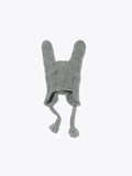RABBIT BEANIE HEAVY WEIGHT WOOL YARN AM-K0310 Gray