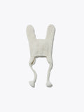 RABBIT BEANIE HEAVY WEIGHT WOOL YARN AM-K0310 Off white