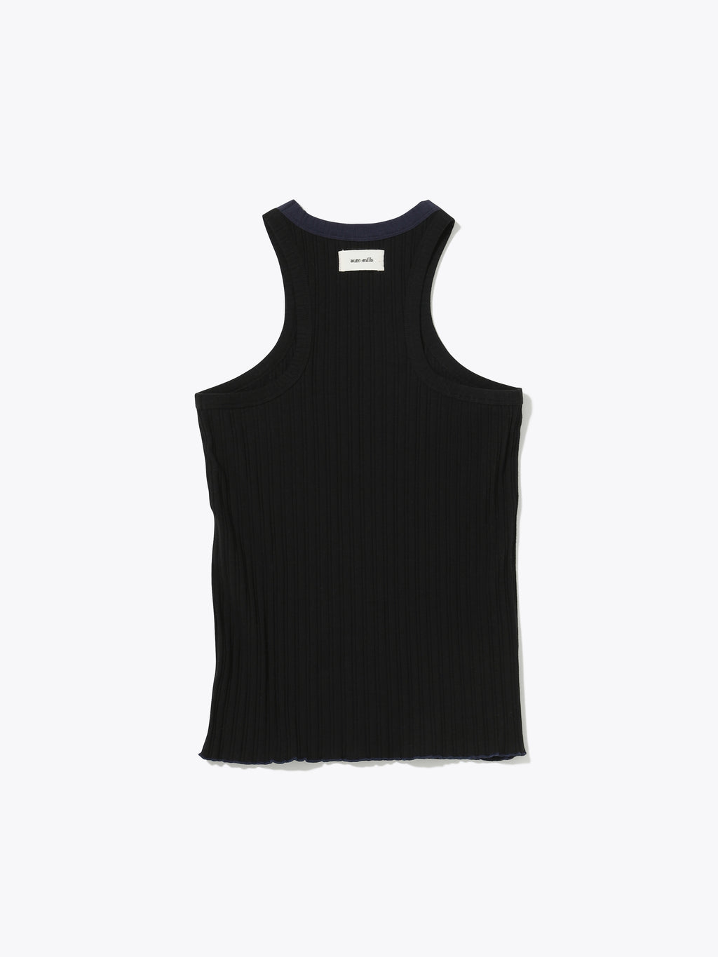 LOVER TANK TOP RIB STRETCH JERSEY BICOLOR AM-C0413