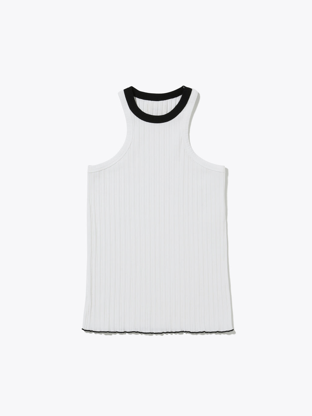 LOVER TANK TOP RIB STRETCH JERSEY BICOLOR AM-C0413