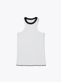 LOVER TANK TOP RIB STRETCH JERSEY BICOLOR AM-C0413