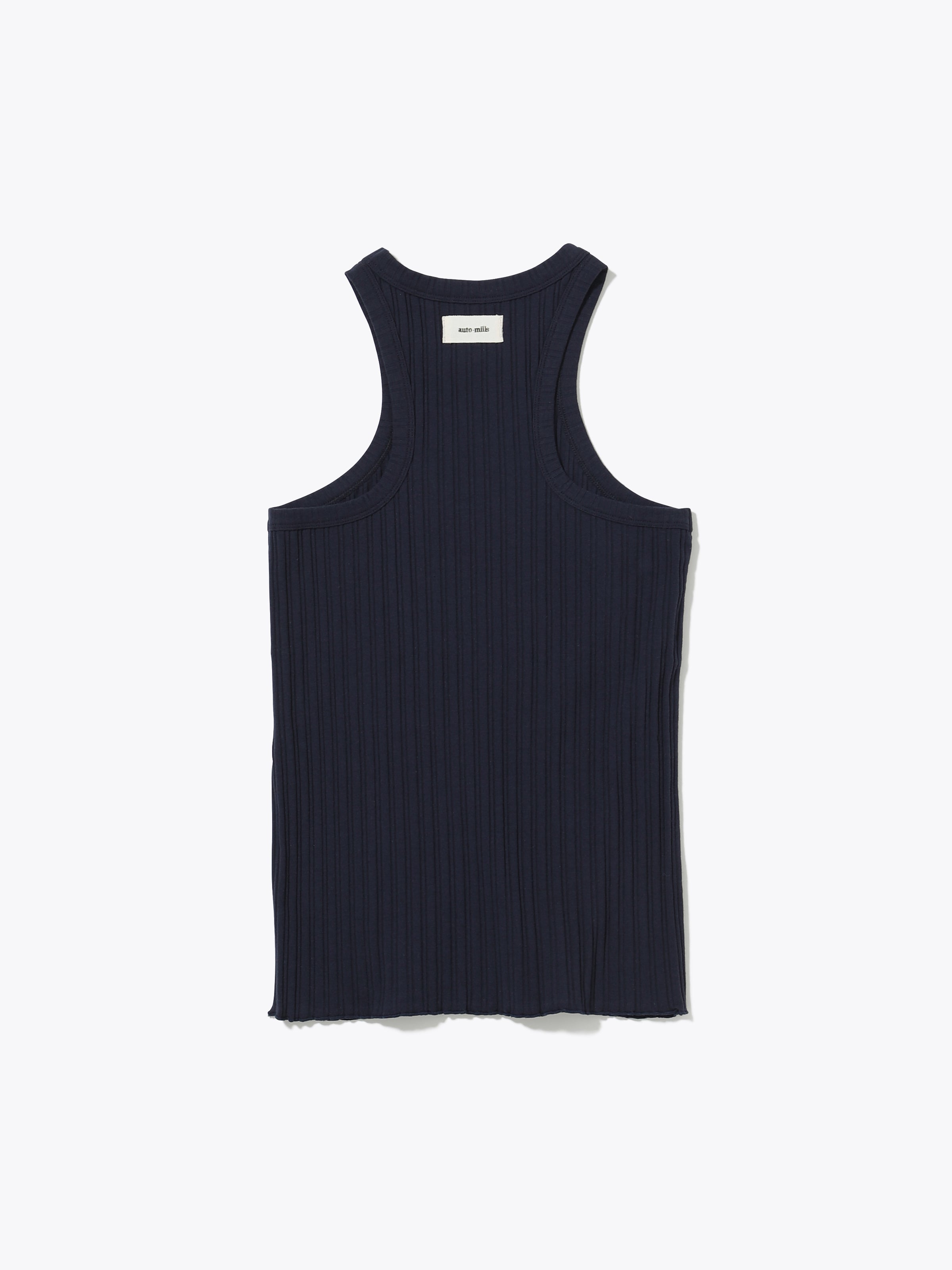LOVER TANK TOP RIB STRETCH JERSEY BICOLOR AM-C0413