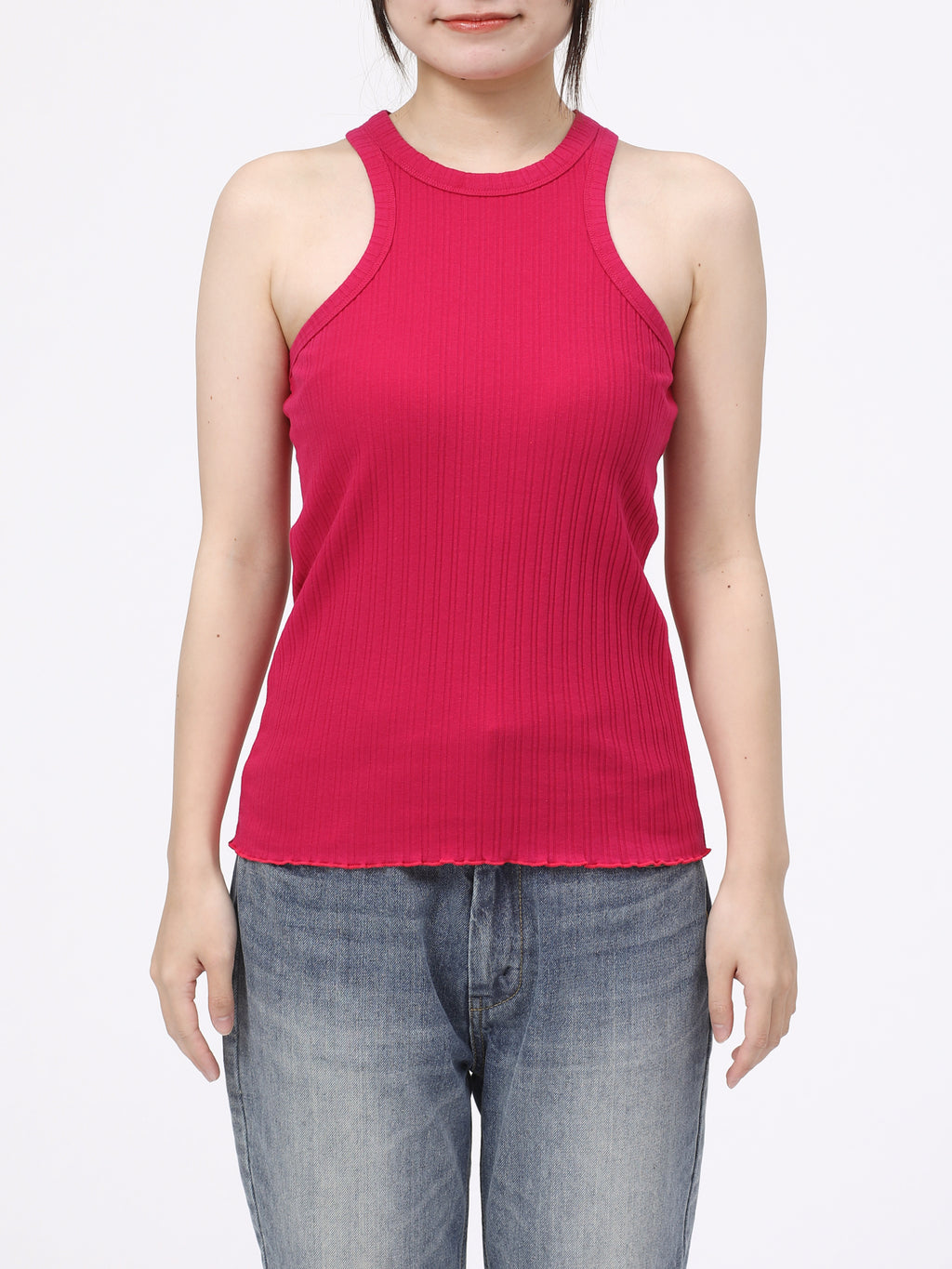 LOVER TANK TOP RIB STRETCH JERSEY AM-C0412