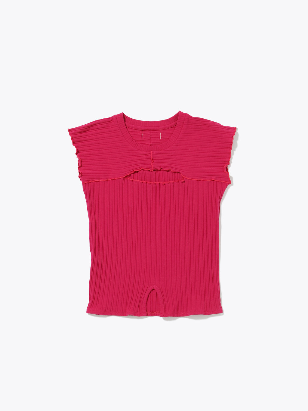 LOVER TOP S/S RIB STRETCH JERSEY AM-C0410